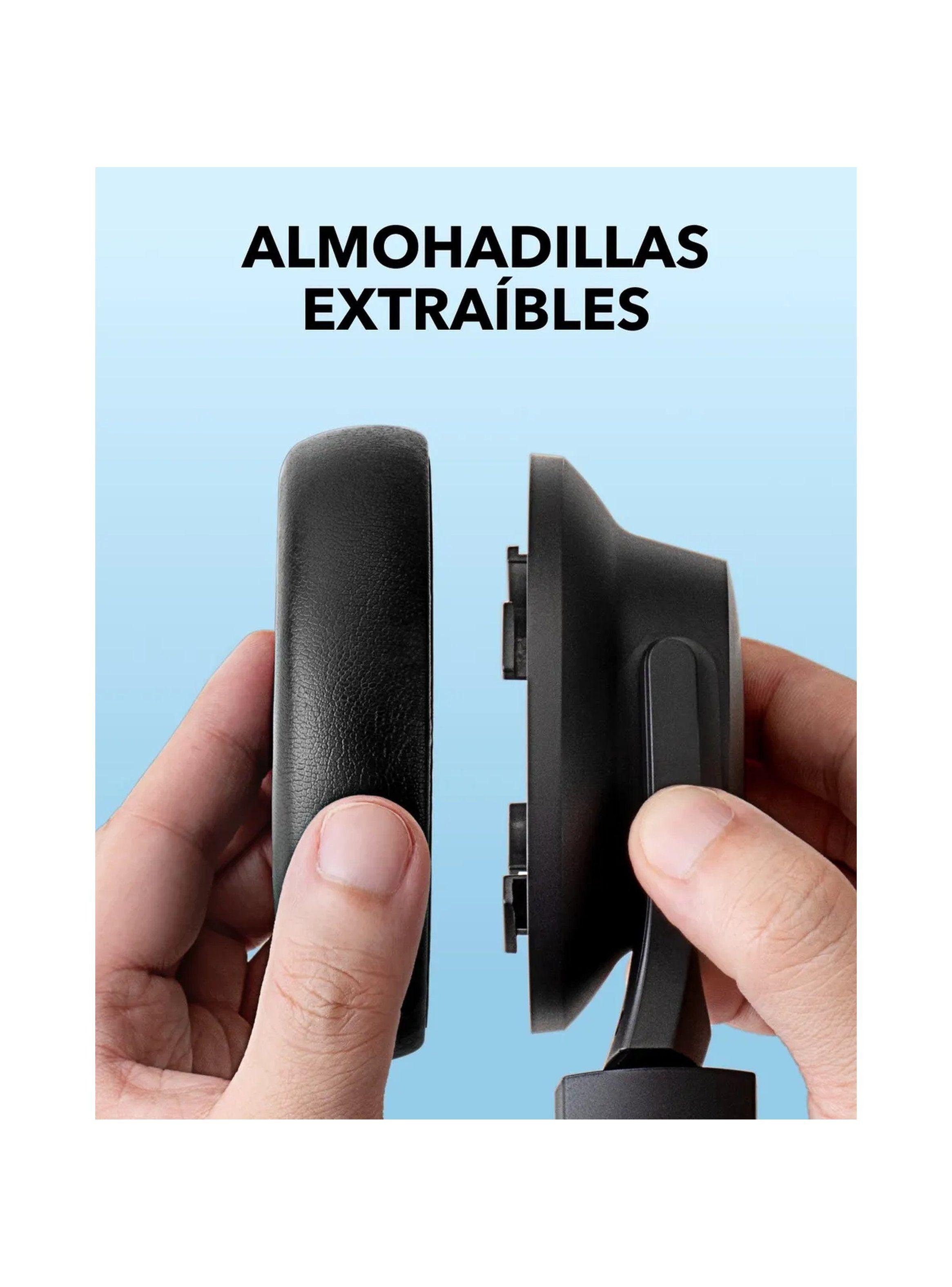 Audífonos Bluetooth Over-Ear Multipunto Sonido Nítido Negro-4