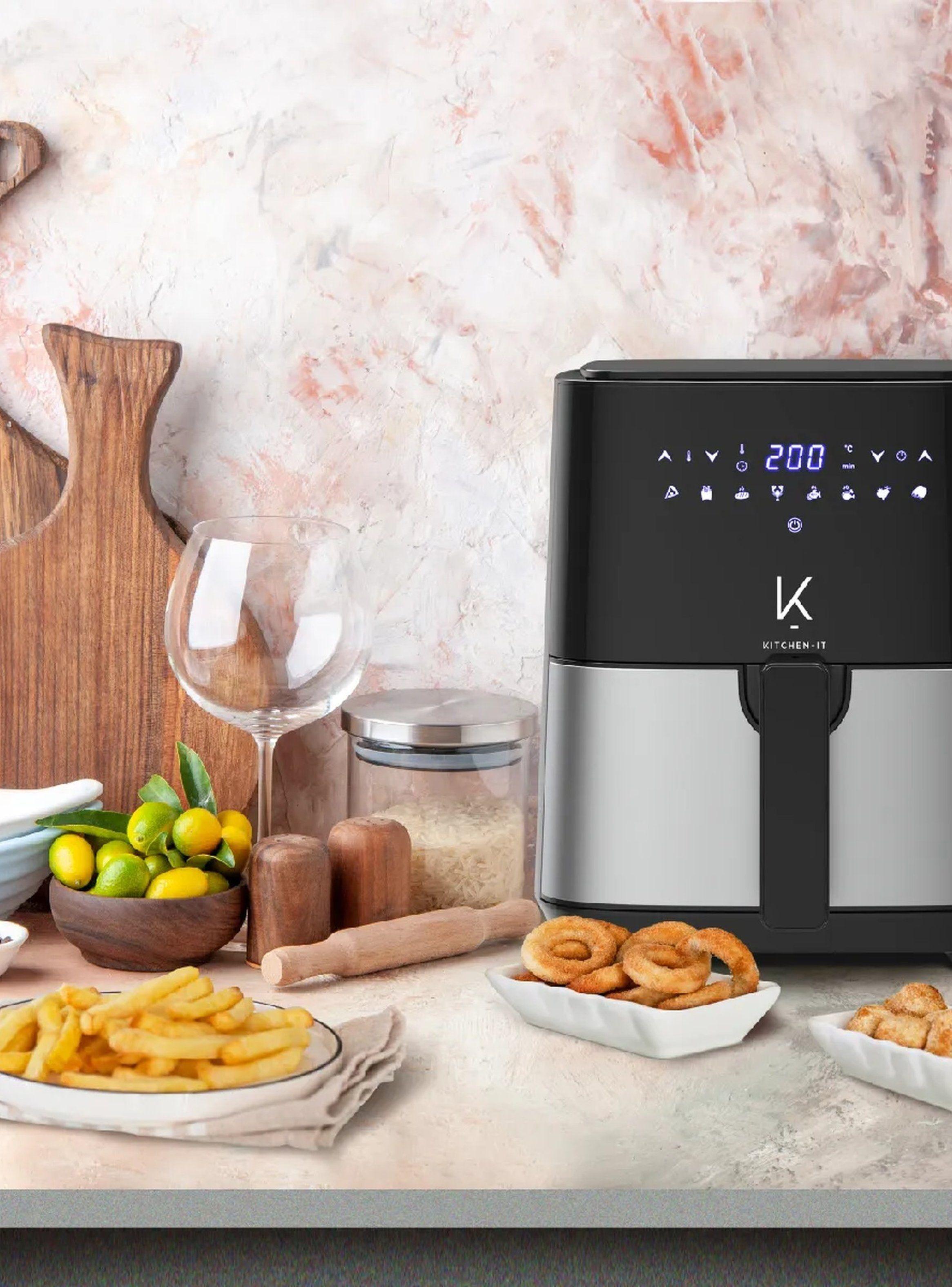 Freidora De Aire Digital 5L Pantalla Táctil Temperatura Ajustable-6