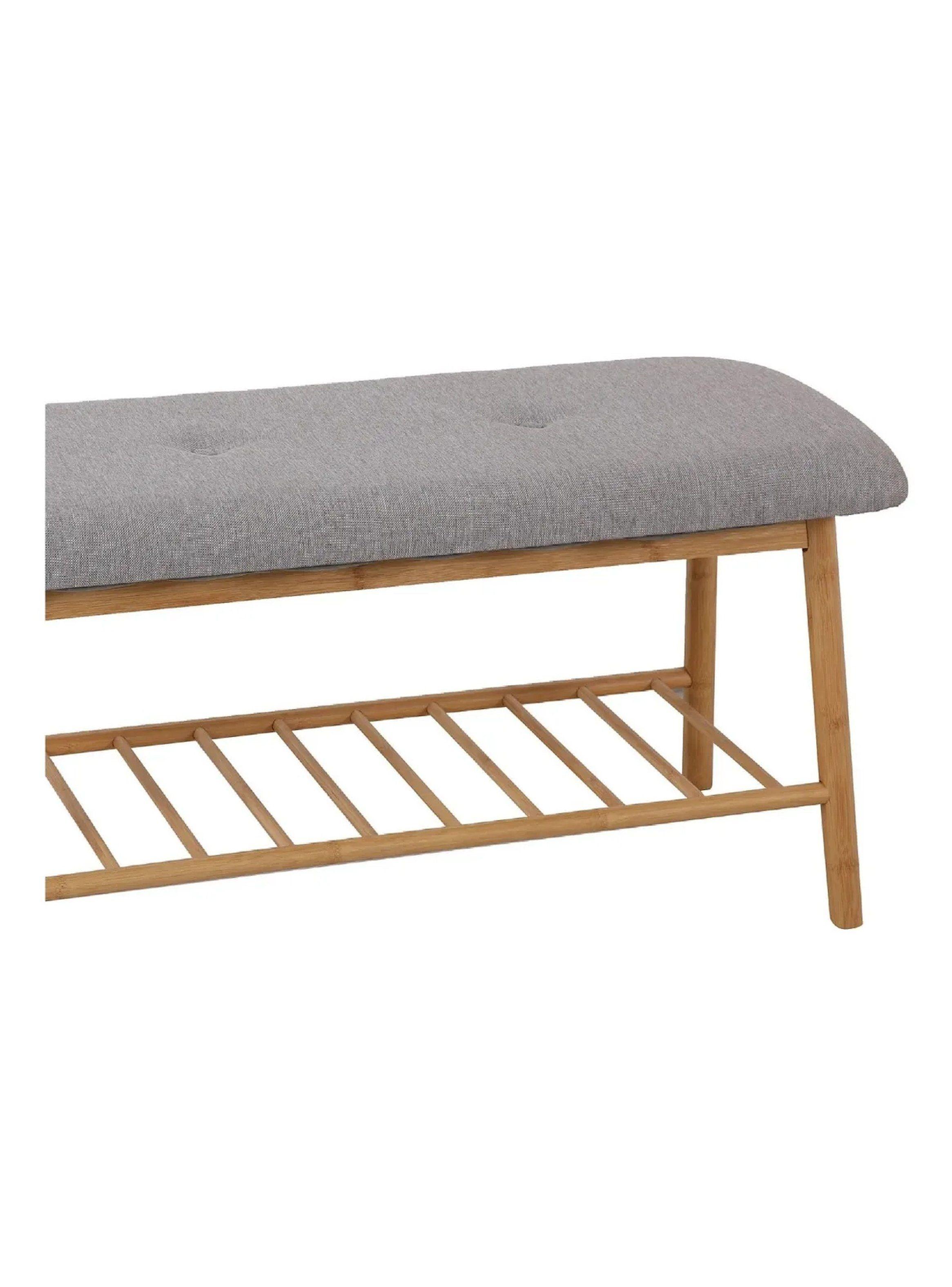 Banco Organizador Zapatero Madera Cojín 90x34x45 cm-3