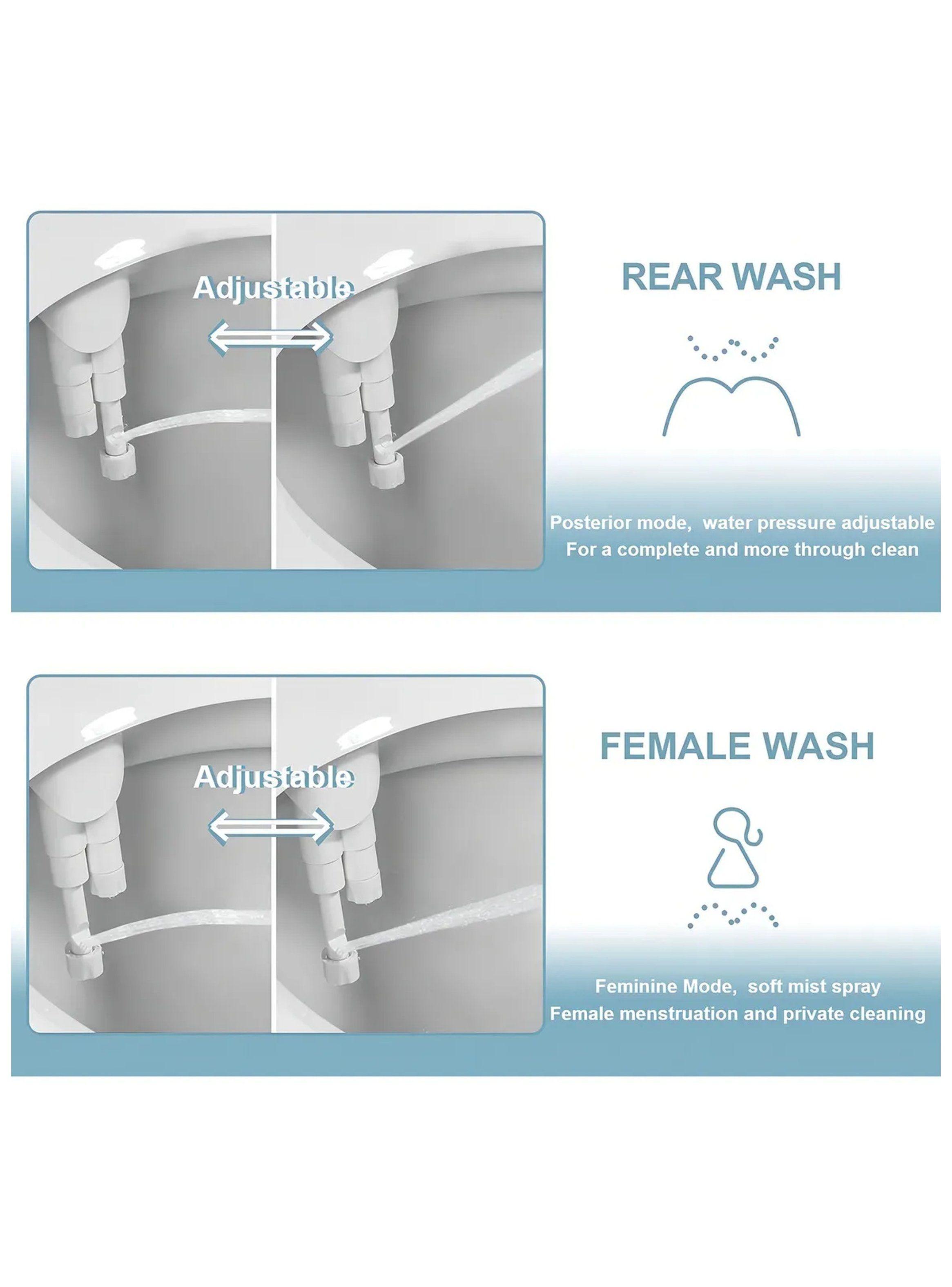 Bidet Mecánico Ajustable de Agua Fría para WC-3