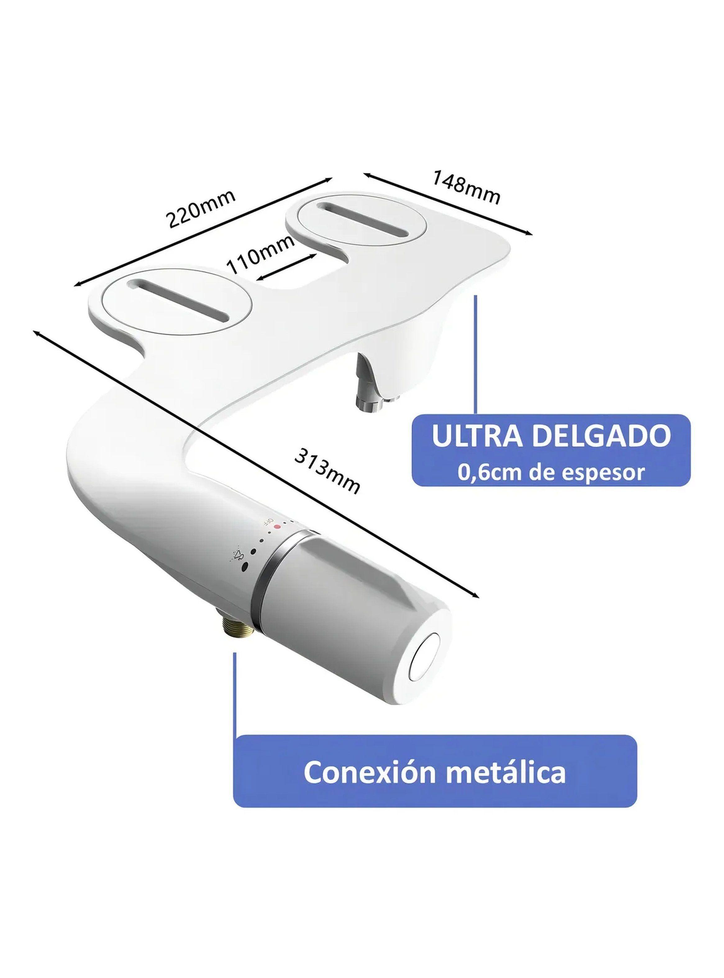 Bidet Mecánico Ajustable de Agua Fría para WC-6