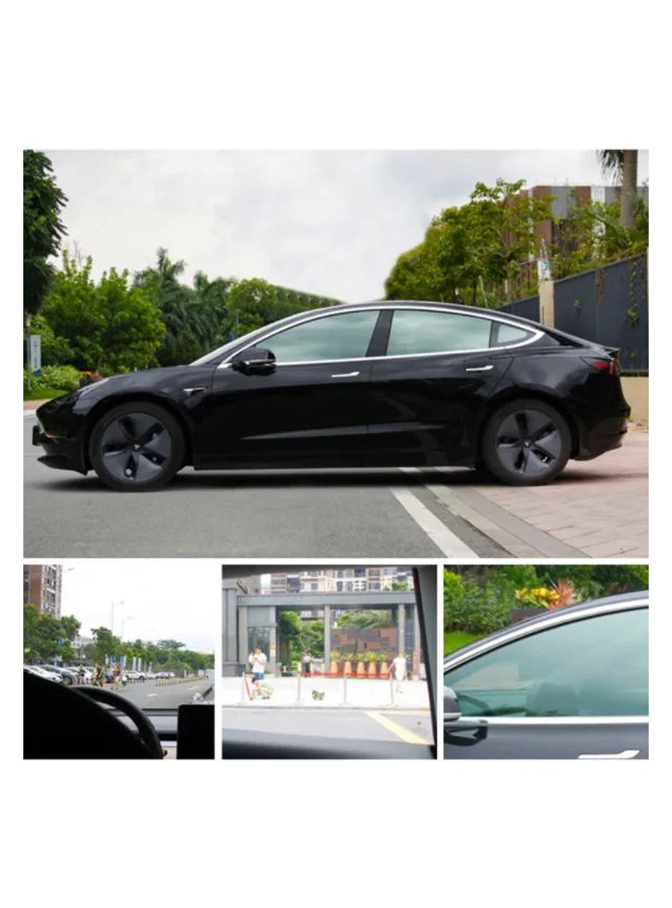 Lámina de Polarizado para Autos Negro Adhesivo Antirrayas-3