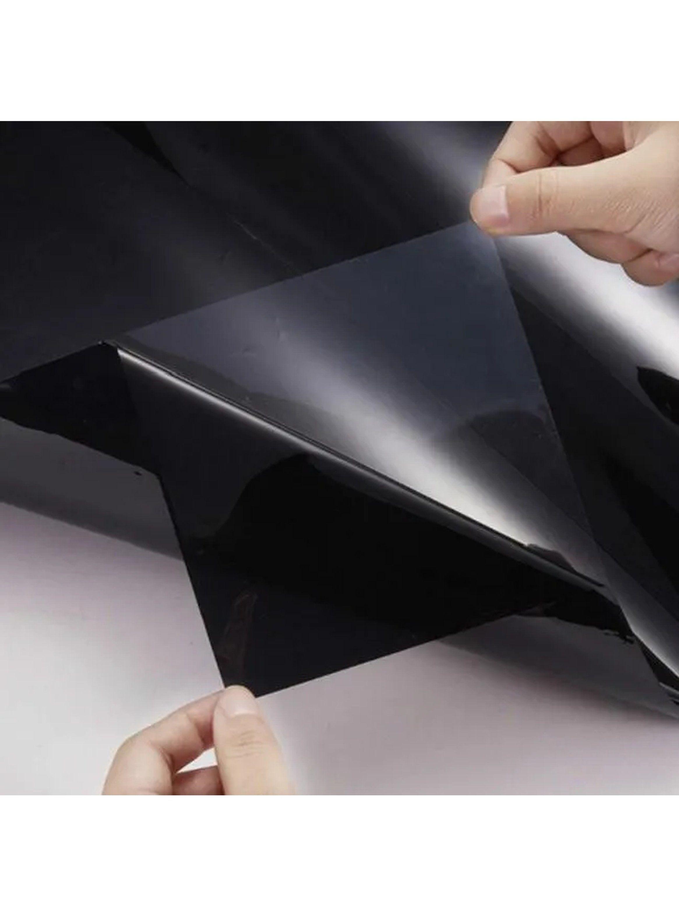 Lámina de Polarizado para Autos Negro Adhesivo Antirrayas-4