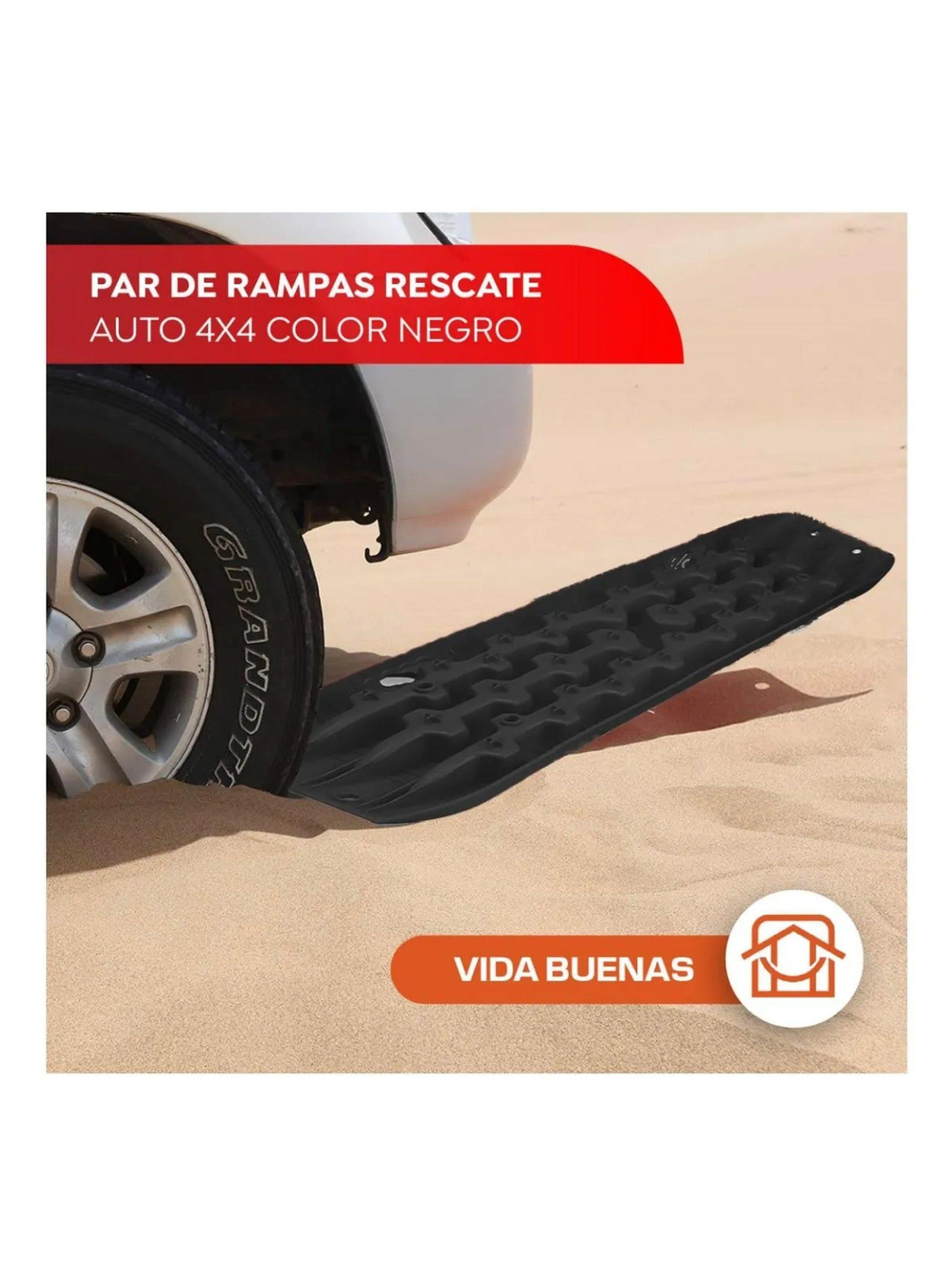 Rampas de Rescate para Auto 4x4 Color Negro-5