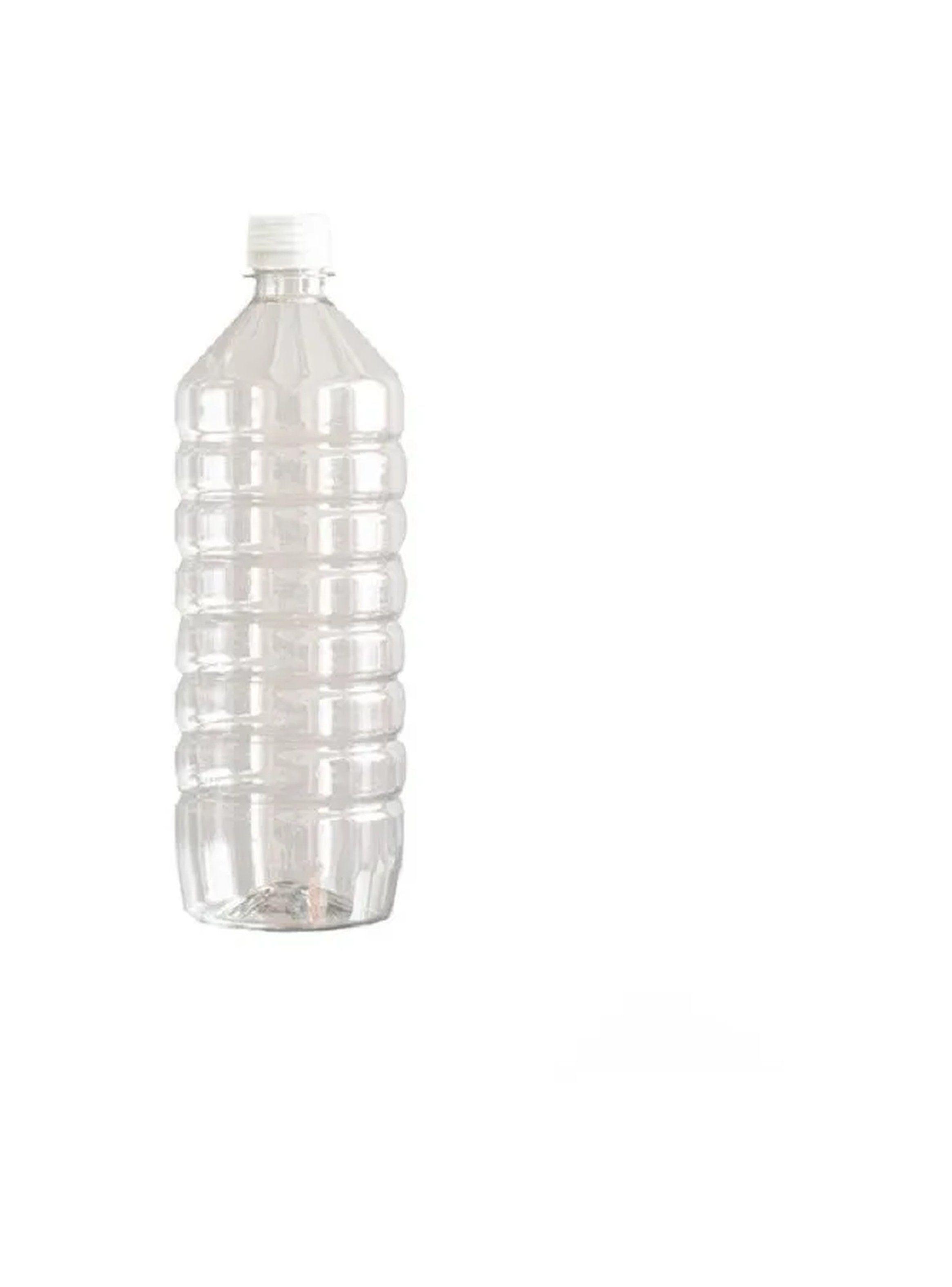 Botella PET Transparente 1 Litro Con Tapa-0