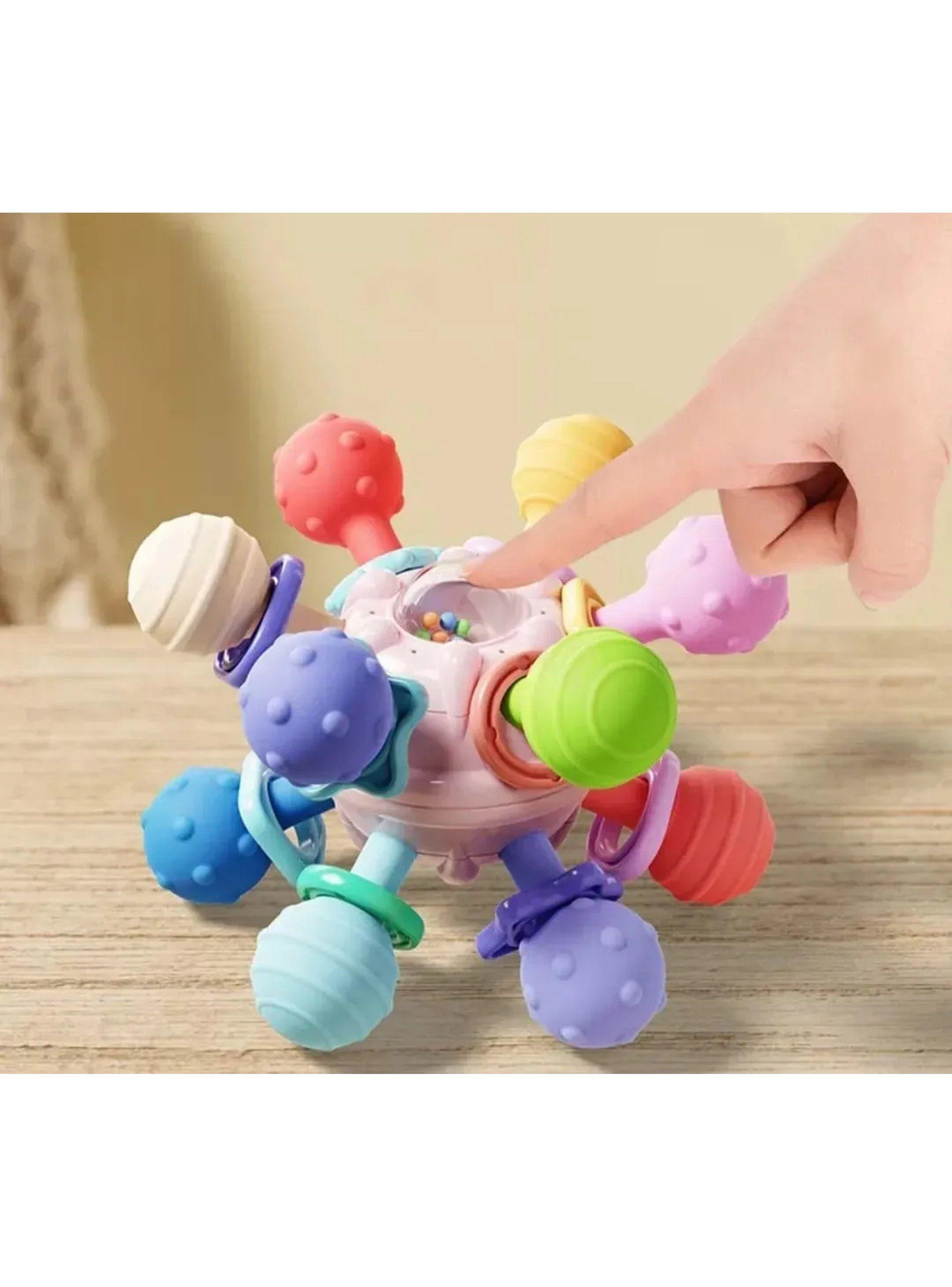 Juguete Sensorial Infantil Silicona Multicolor-4