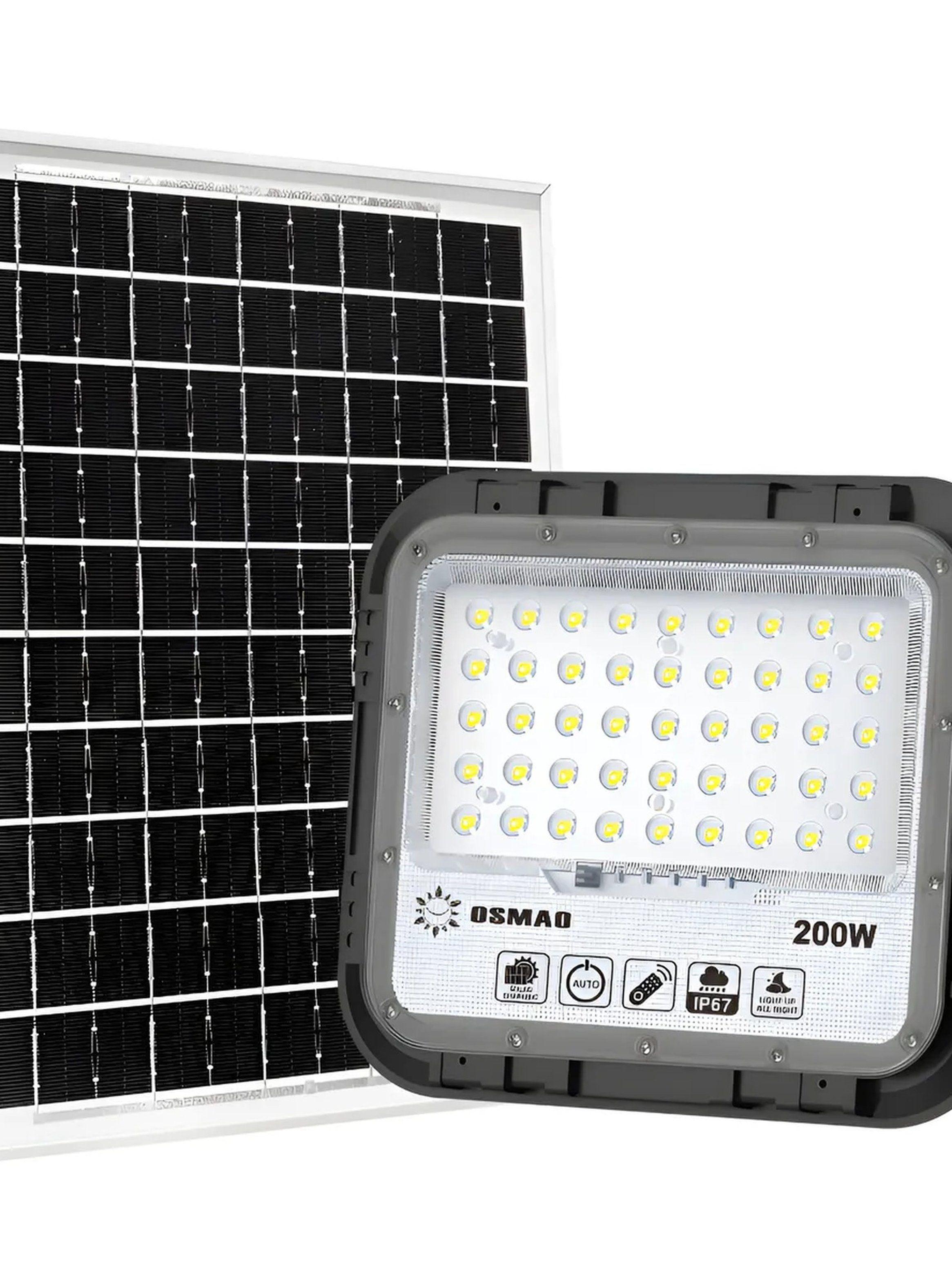 Foco Solar LED 200W IP67 Control Remoto Exterior-0