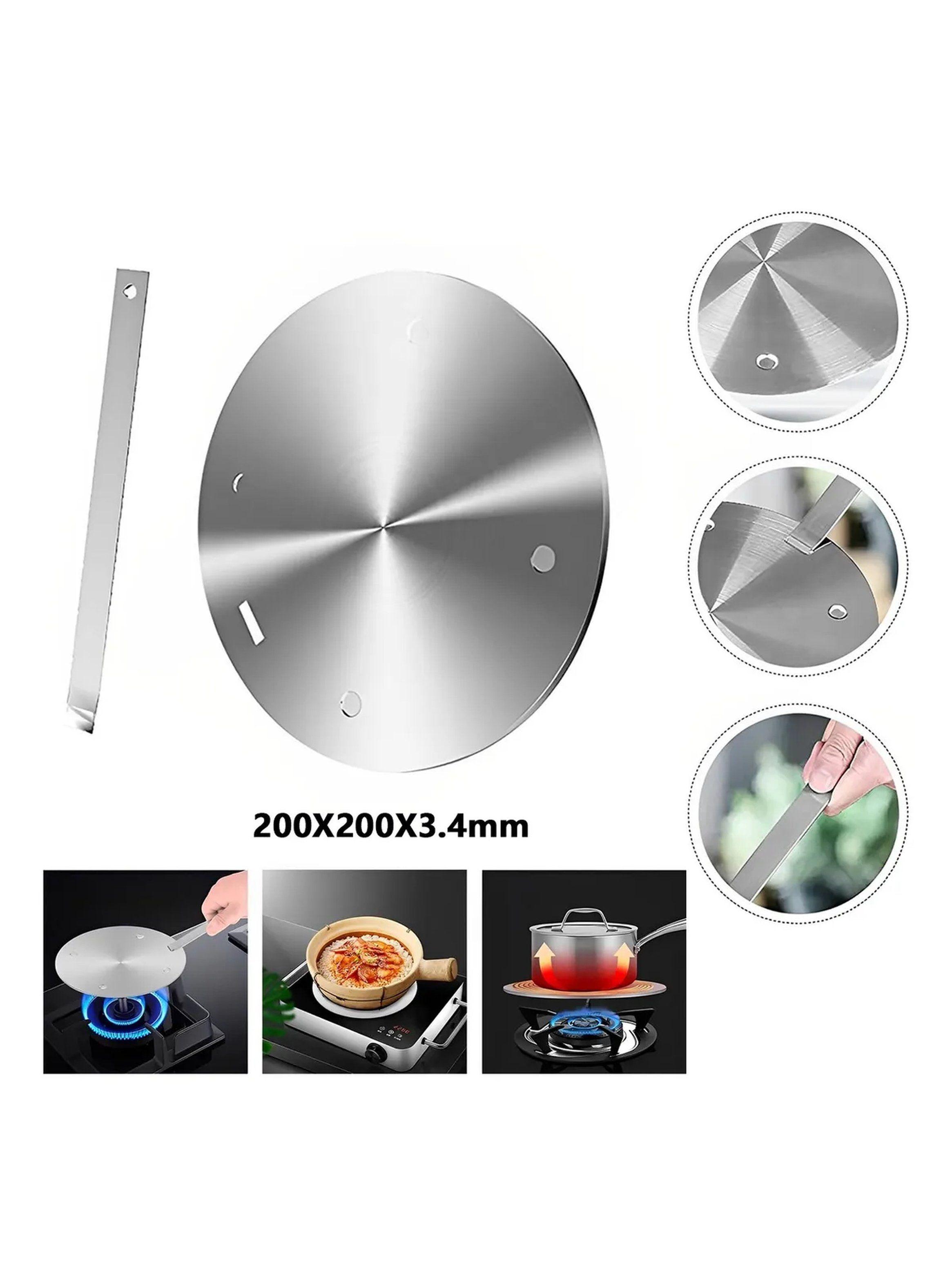 Disco Adaptador Para Cocina de Inducción 200mm Acero Inoxidable-2