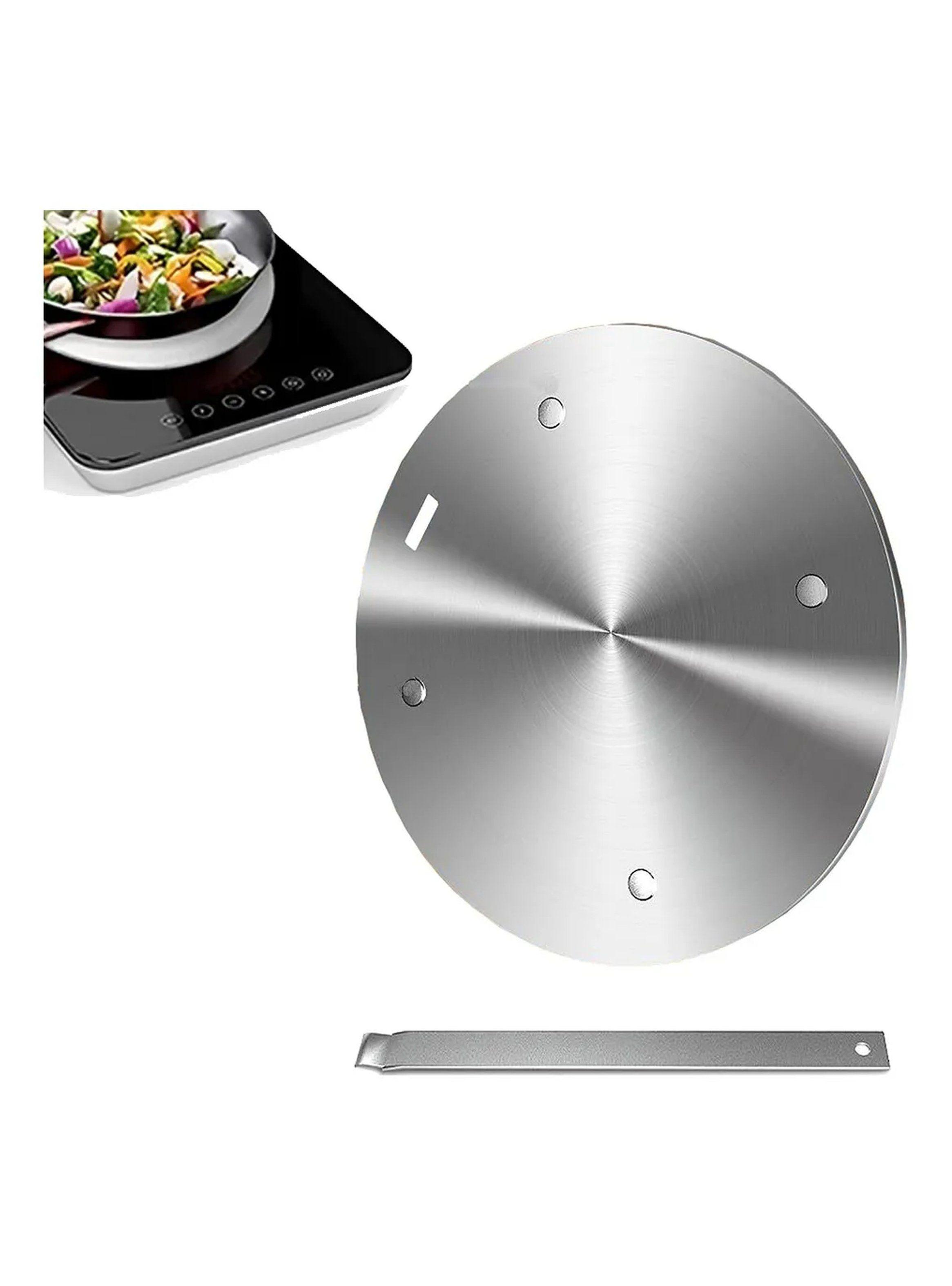 Disco Adaptador Para Cocina de Inducción 200mm Acero Inoxidable-4