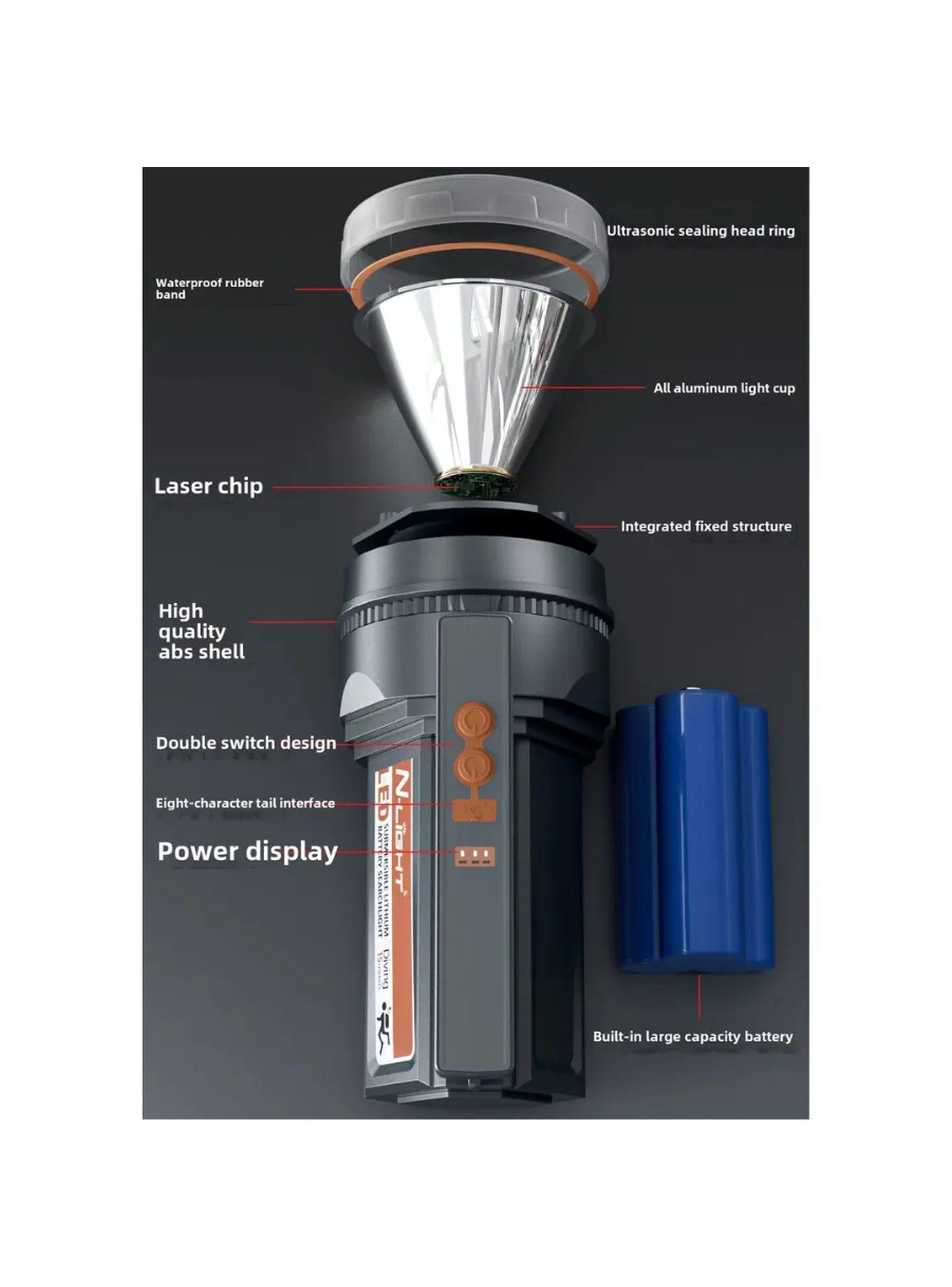 Linterna Recargable LED Sumergible XL-989 15W-7