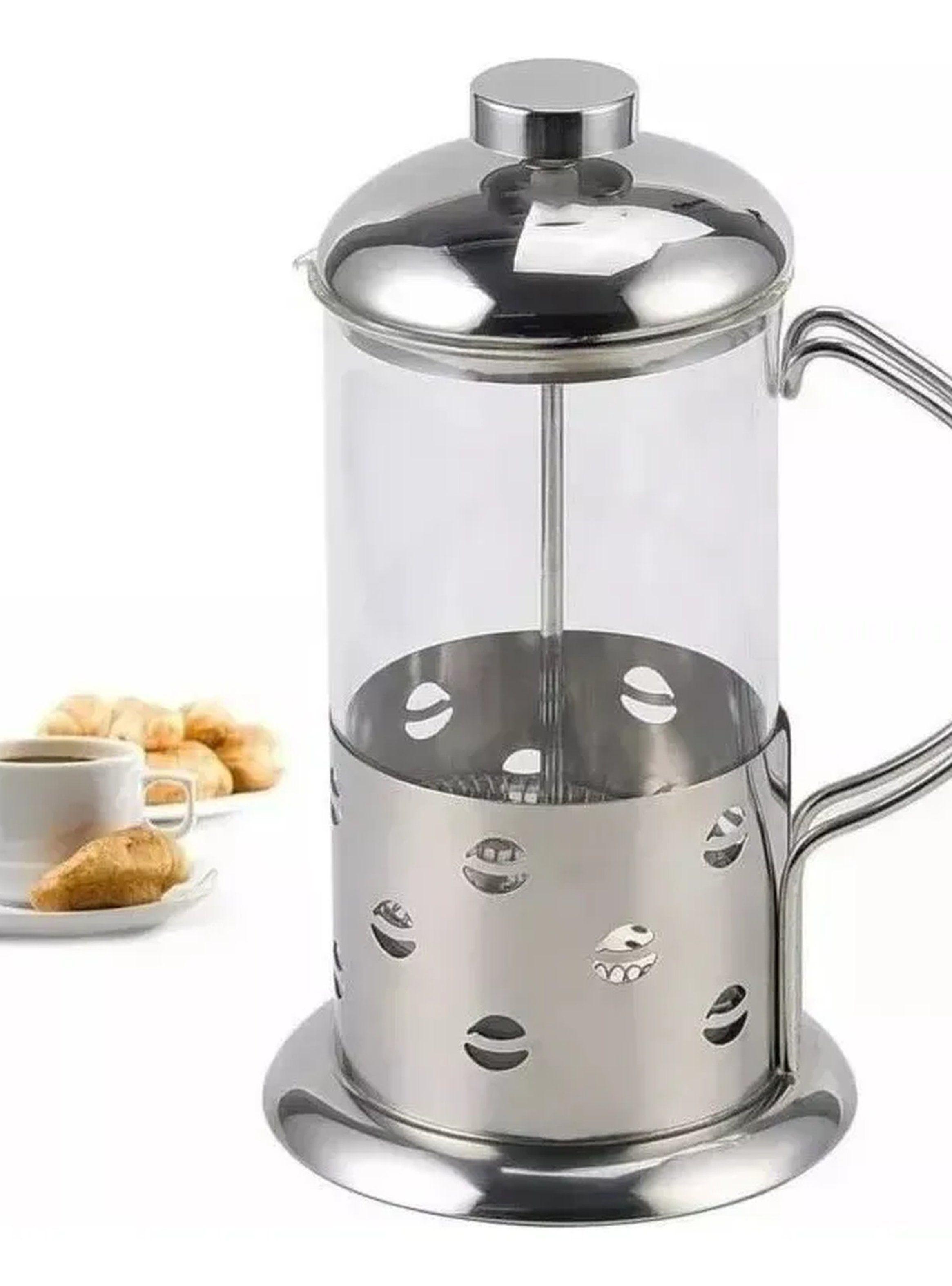 Prensa Francesa de Café Vidrio y Acero Inoxidable 350ml-2