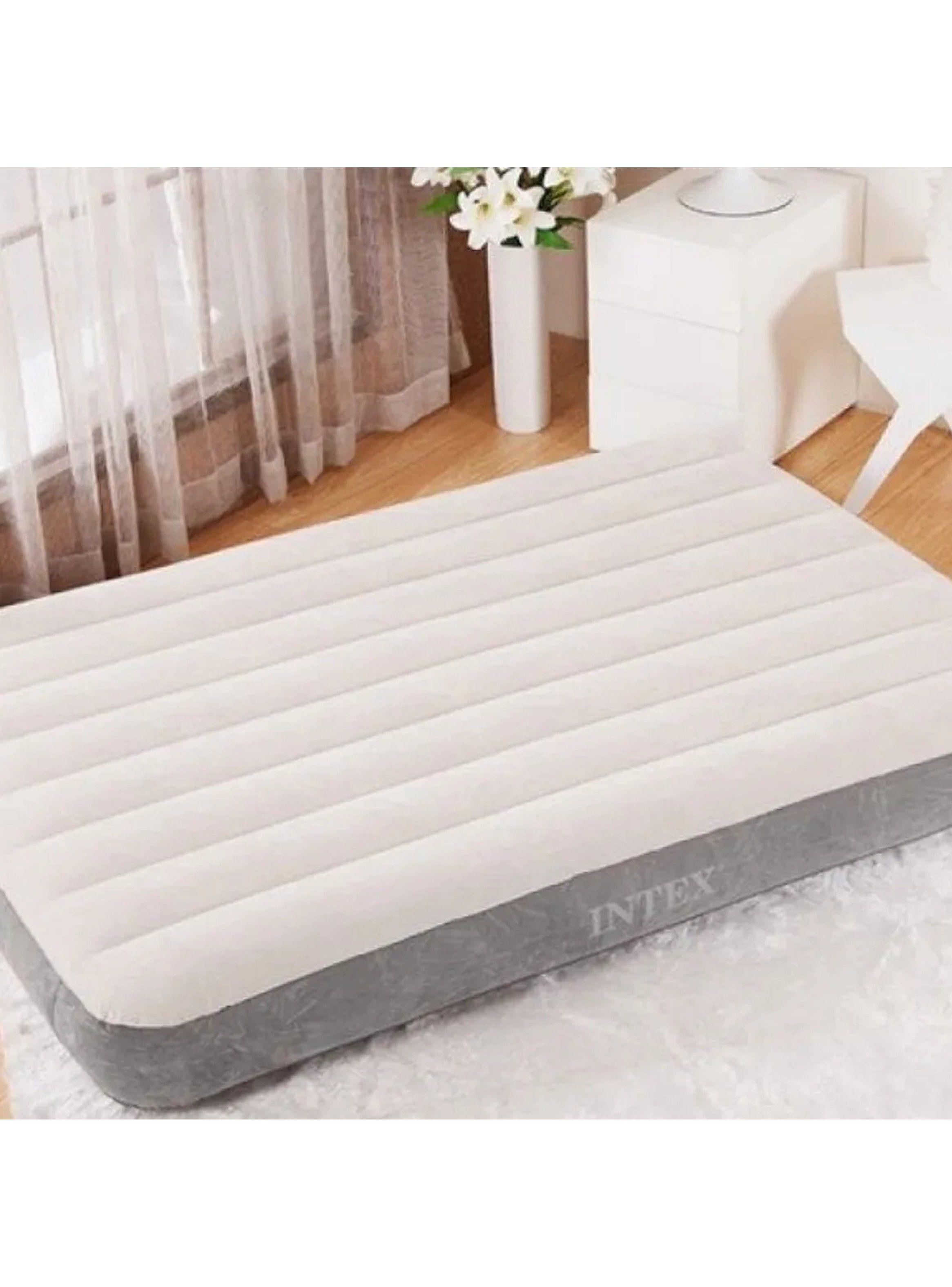 Colchón Inflable Individual PVC Beige Con Bomba-5