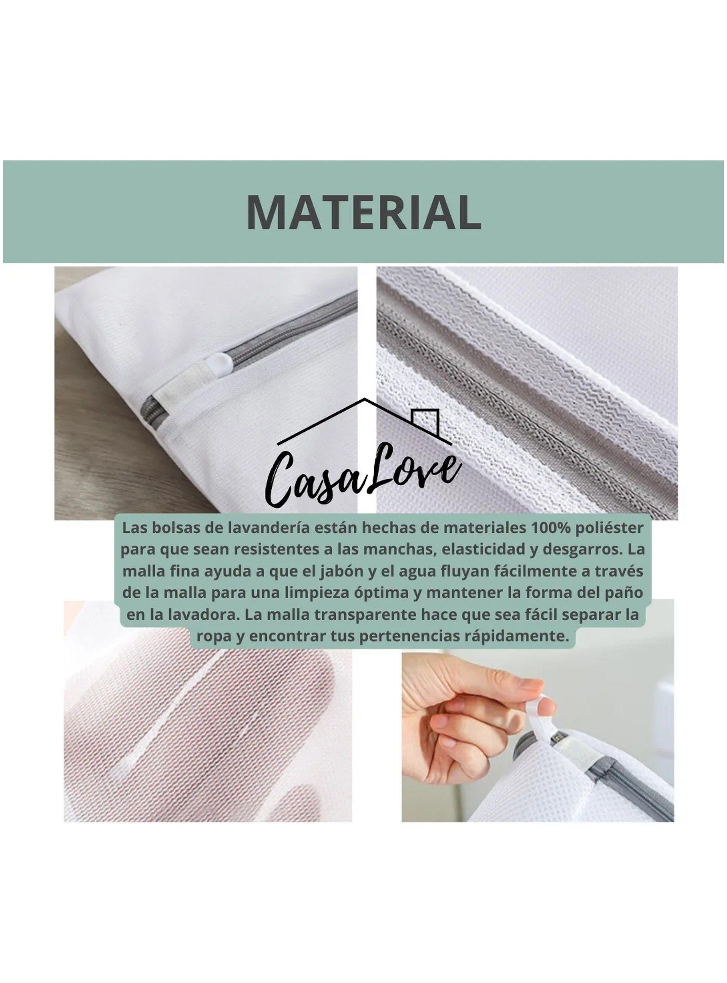 Set de Bolsas de Malla para Lavado de Ropa | 7 Piezas Tamaños Variados-3