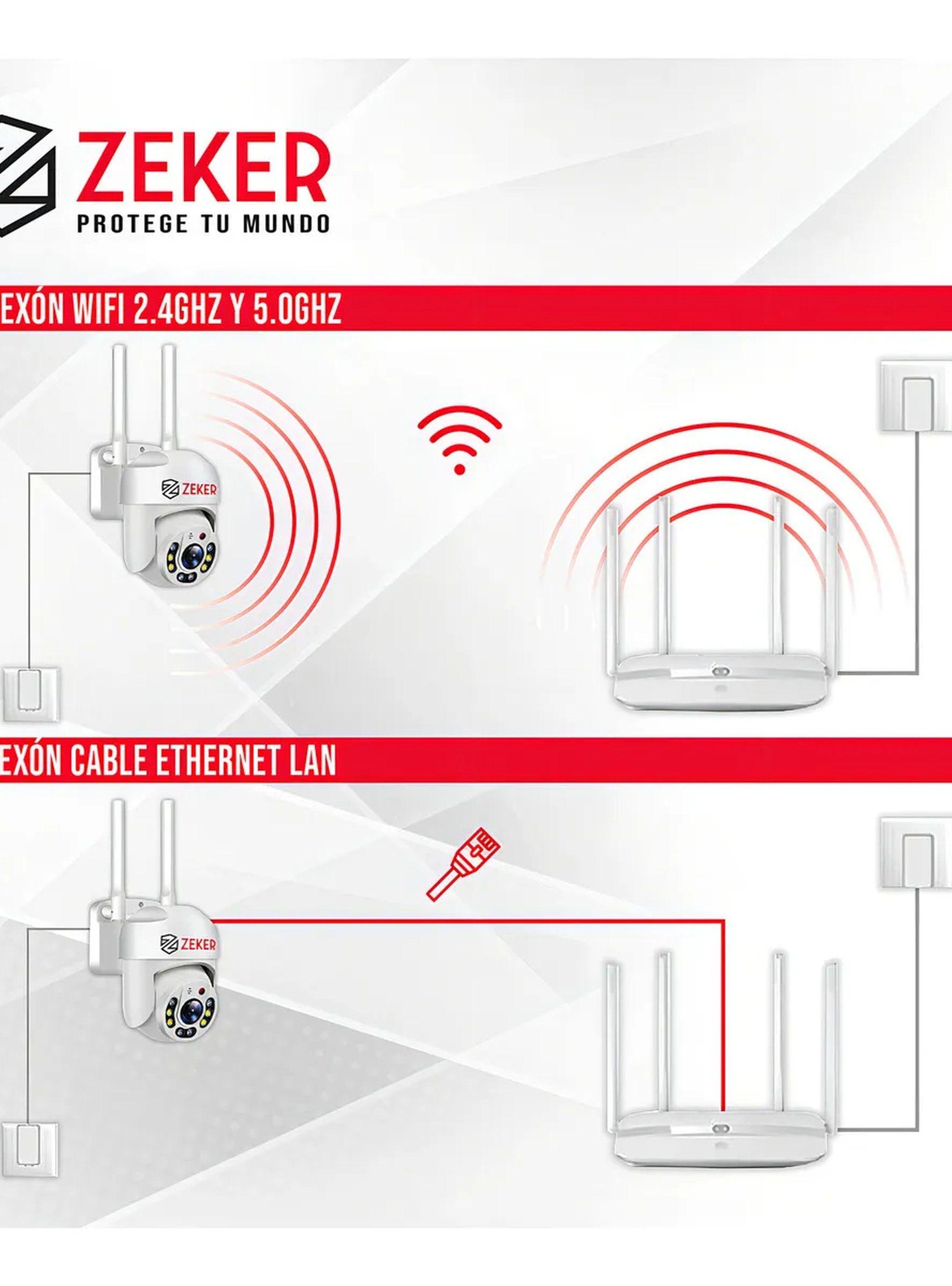 Cámara IP de Seguridad WiFi Vision Nocturna 1080P Interior y Exterior-5