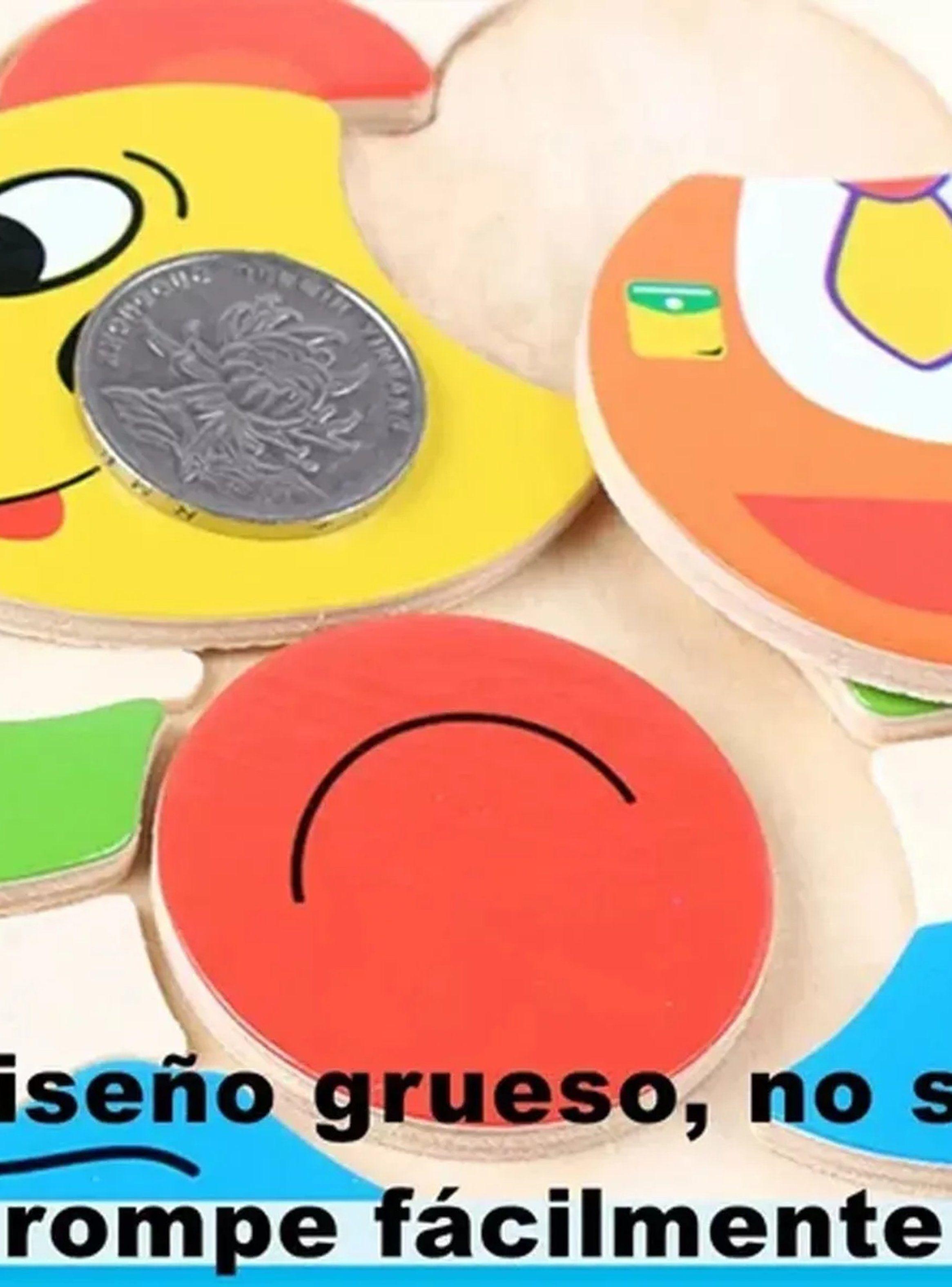 Rompecabezas De Madera Infantil Animales 14.8cm-2