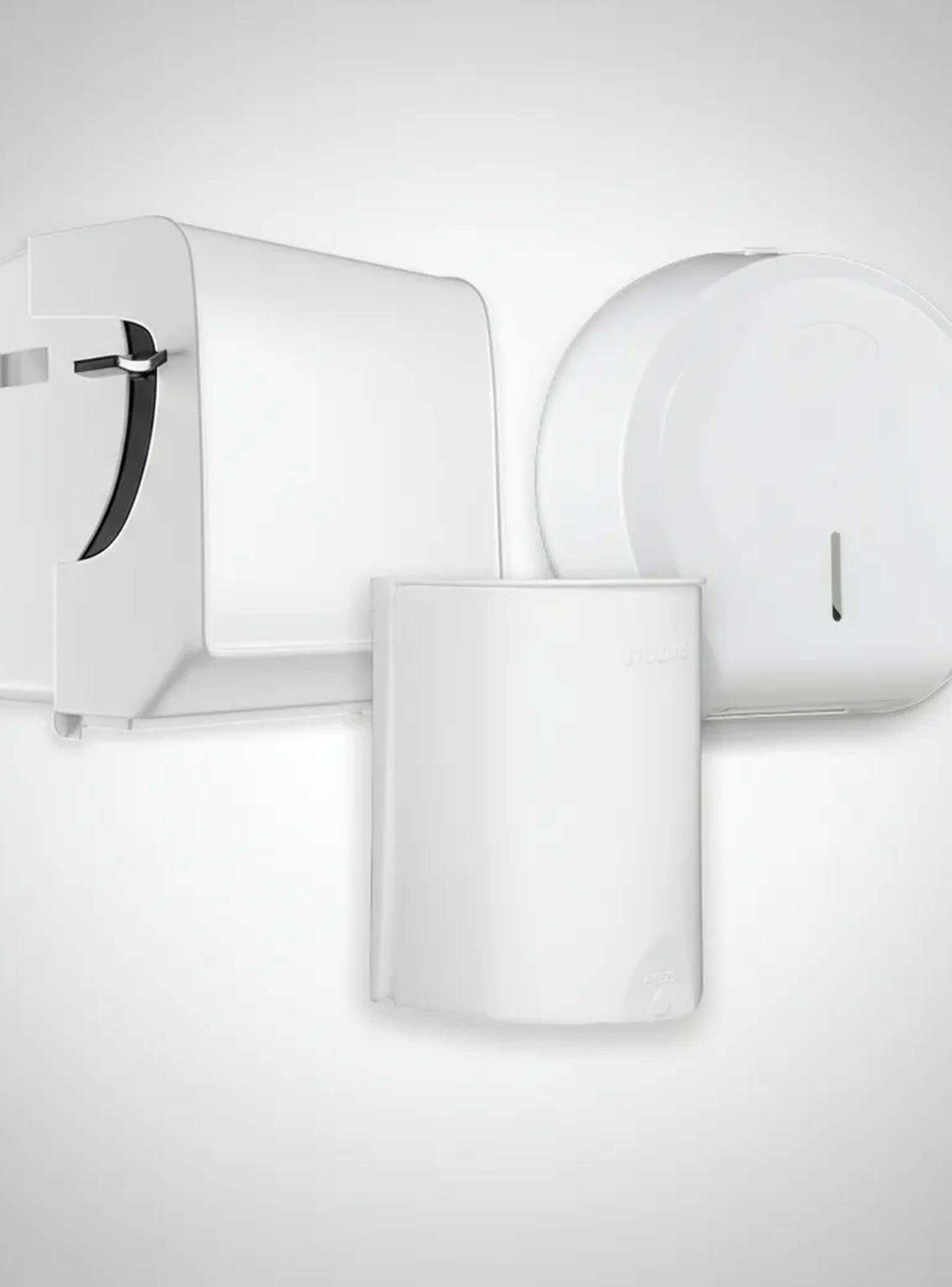 Dispensador Papel Higiénico Plástico Blanco-7