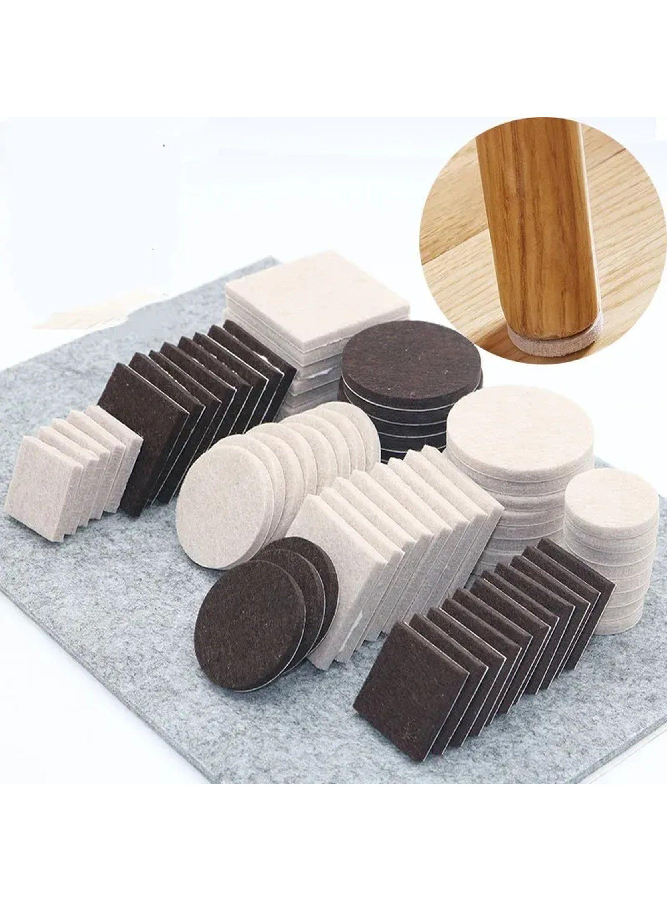 Protectores de Muebles Adhesivos de Fieltro Redondos 3cm Beige-7