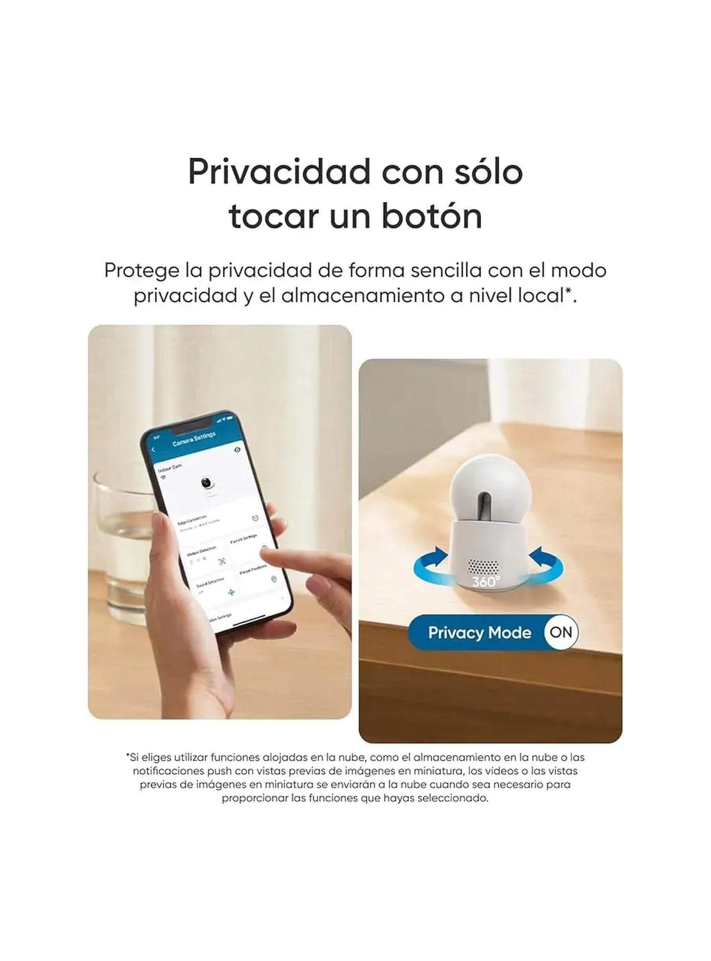 Cámara de Seguridad Interior 360° HD Visión Nocturna-1