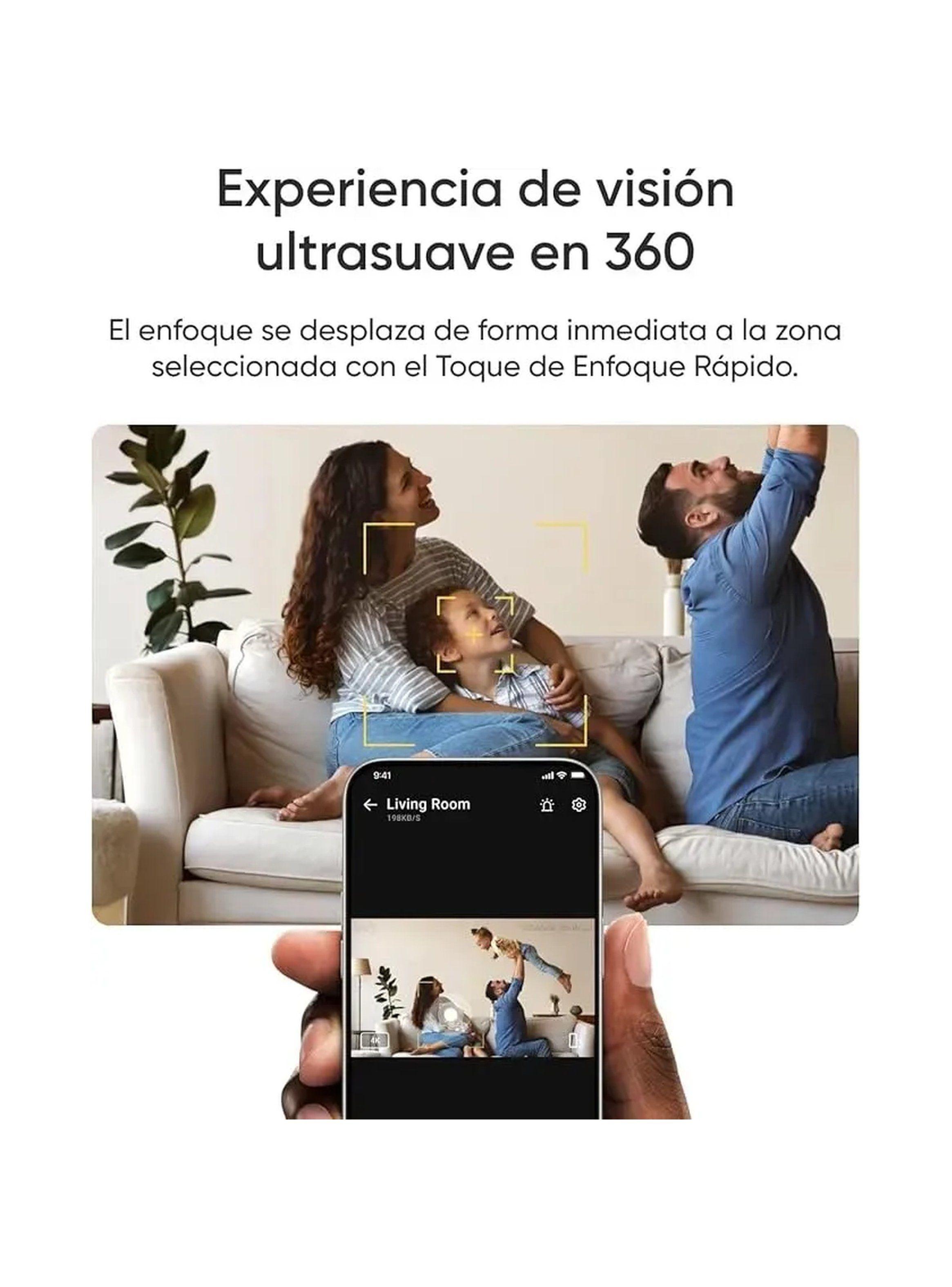 Cámara de Seguridad Interior 360° HD Visión Nocturna-2