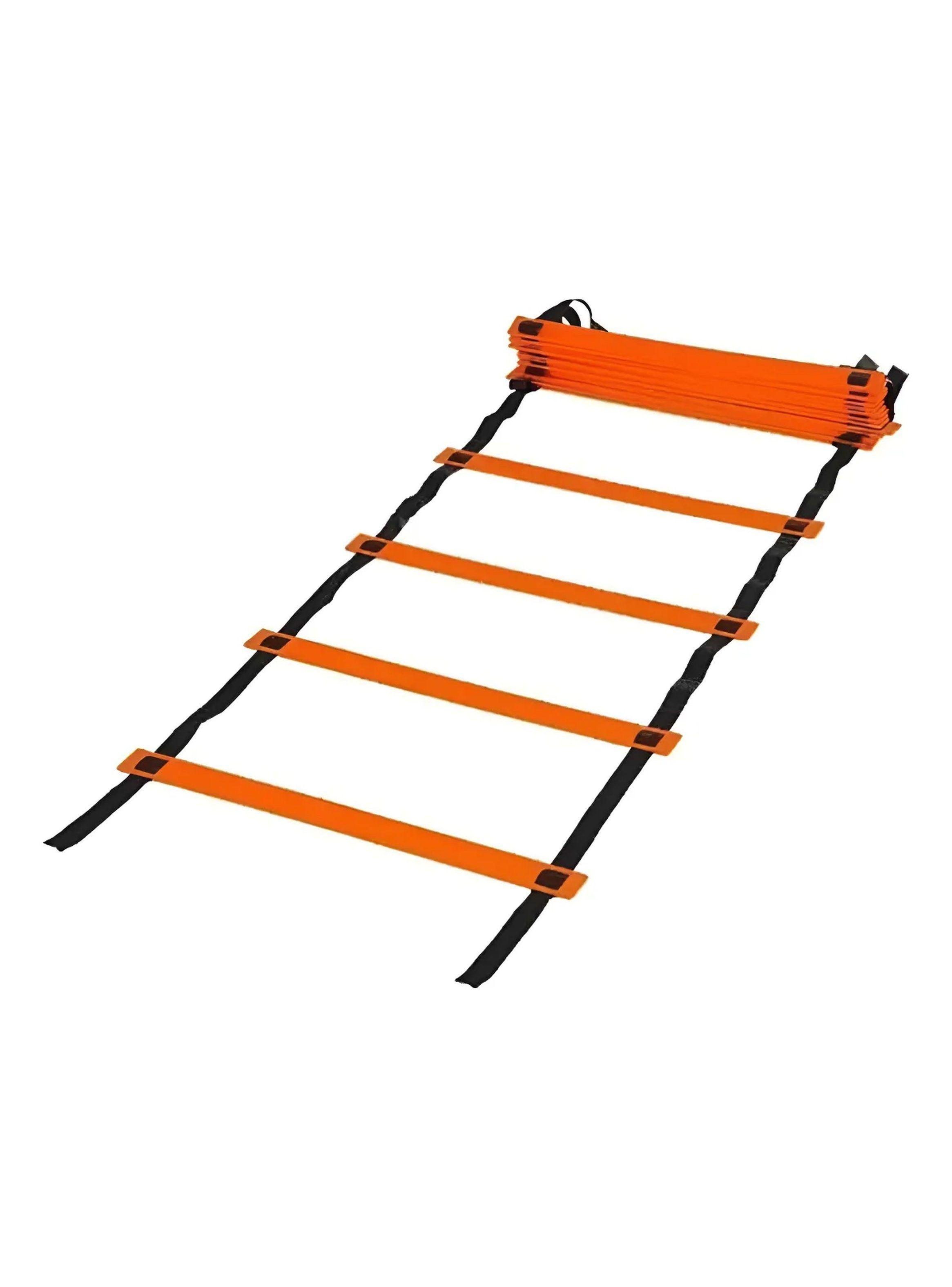Escalera de Agilidad Deportiva Plástico Duradero Rungs Ajustables-3