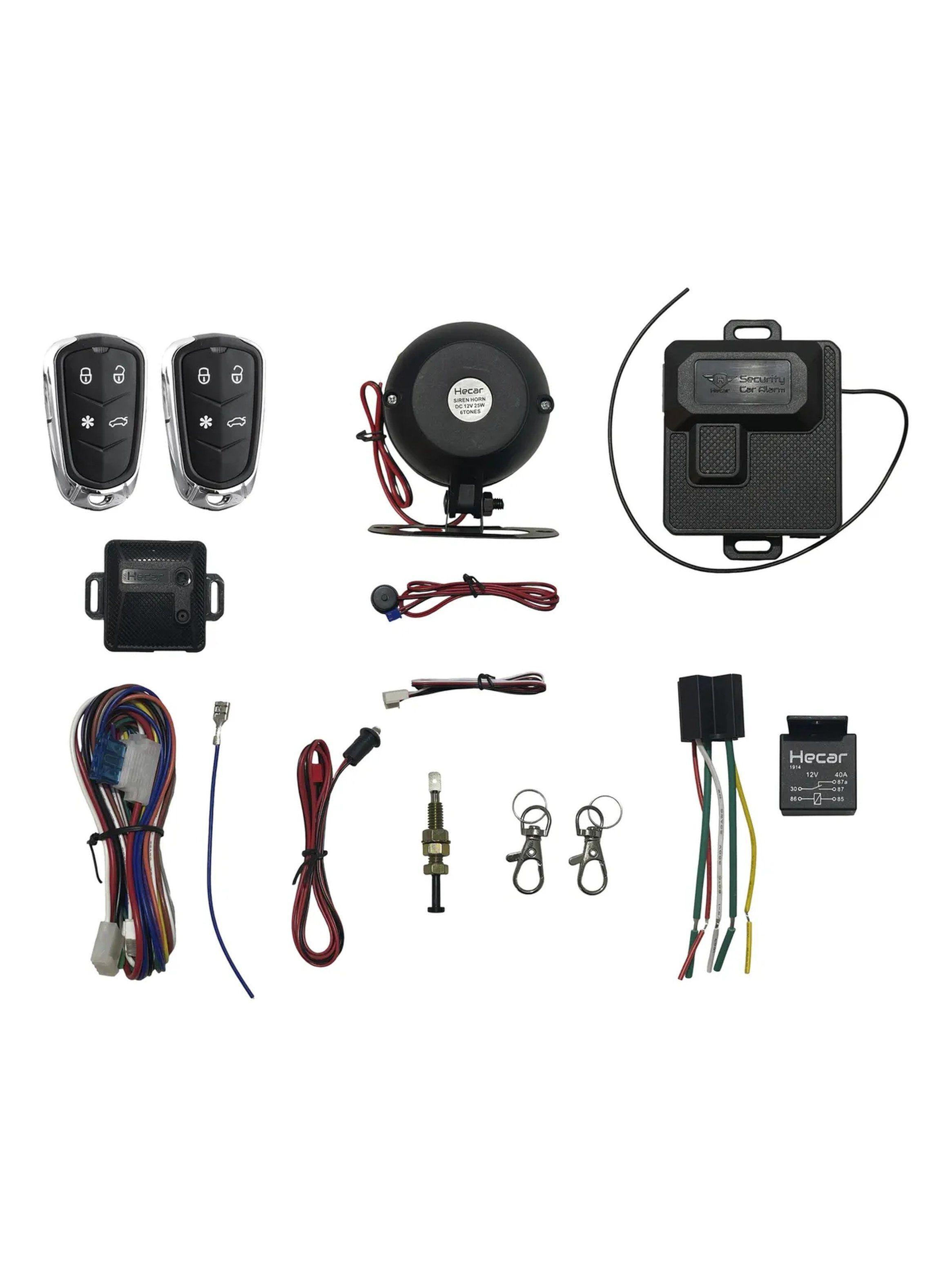 Alarma de Auto Universal Sistema Anticloneo 12V-2