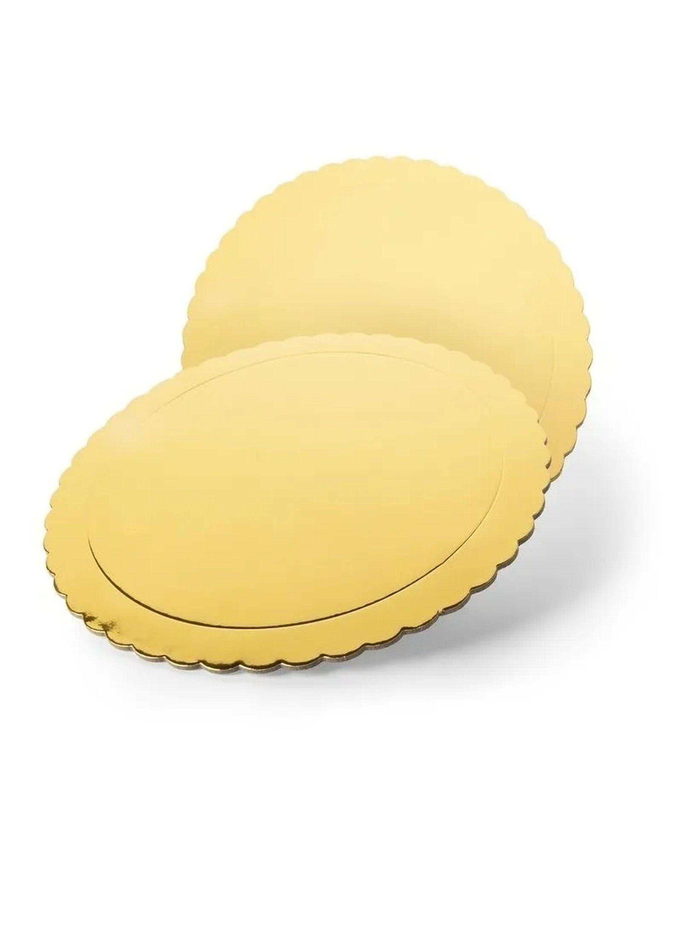 Bases Para Tortas Doradas Cartón Circular Apilables-0