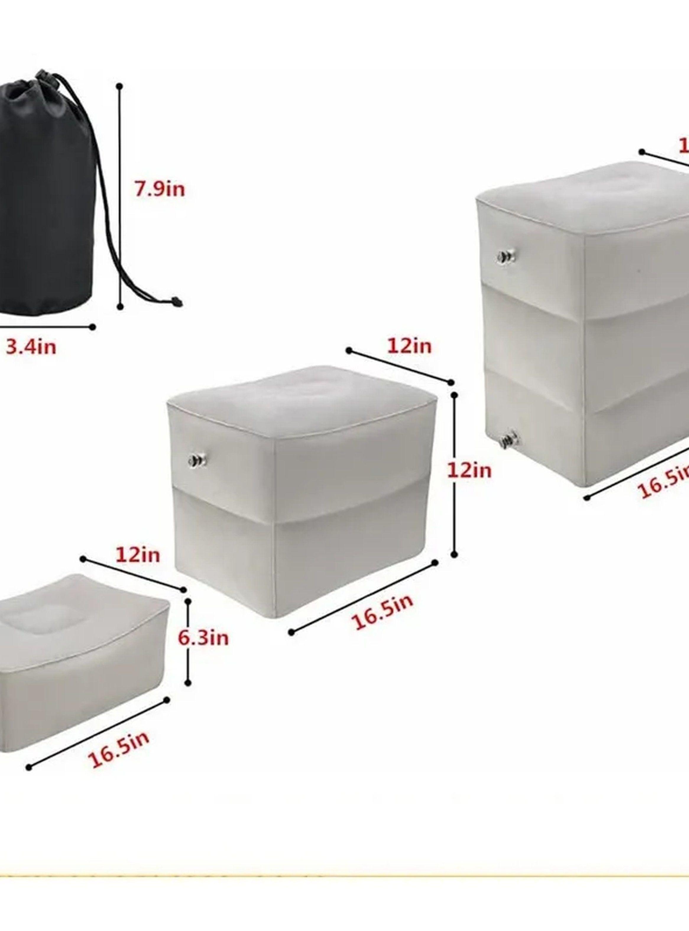 Cojín Inflable de Descanso Ajustable para Piernas y Pies-5