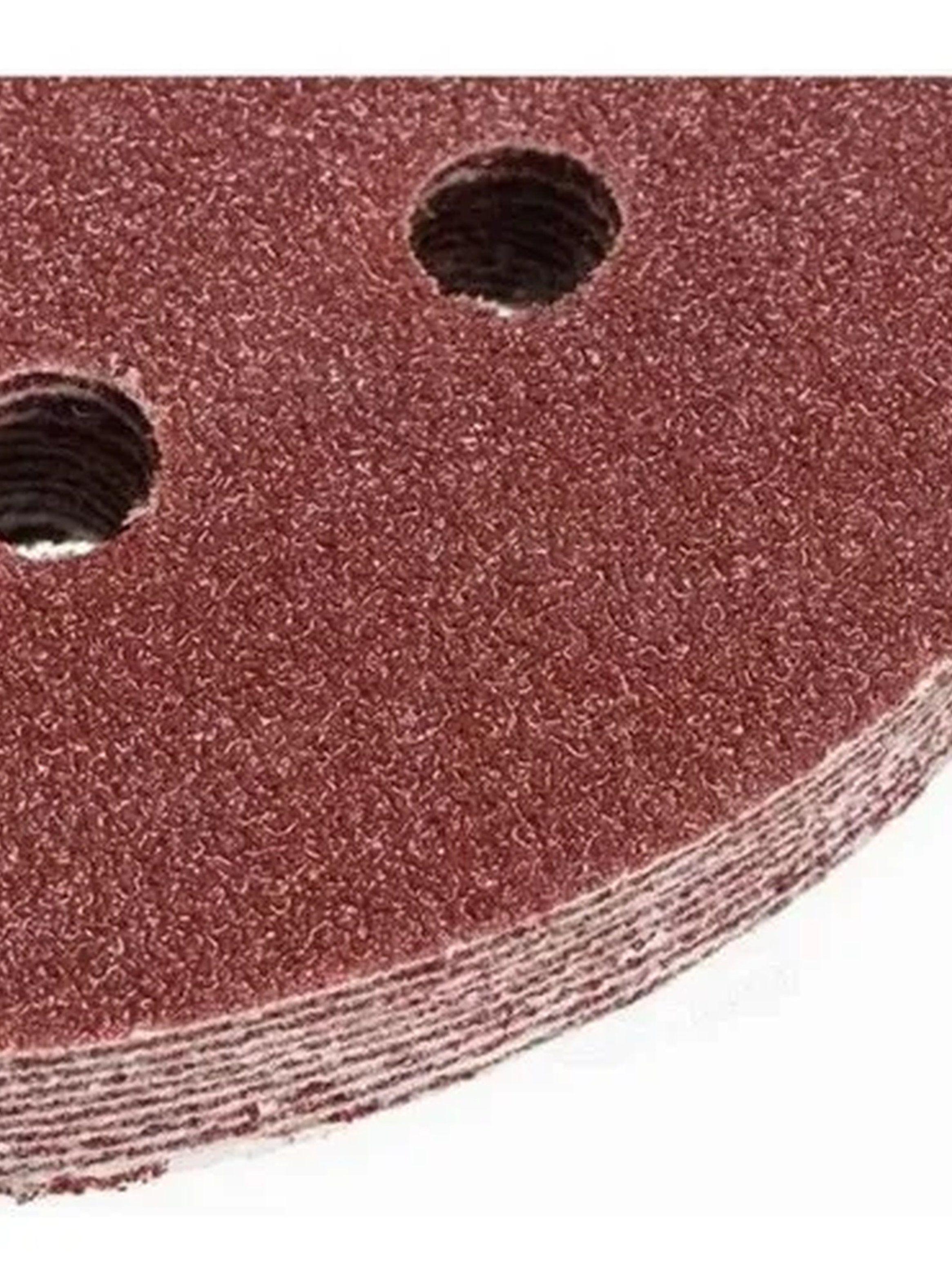 Discos de Lija Abrasiva Redonda 5 Pulgadas 6 Agujeros Multigrano-6