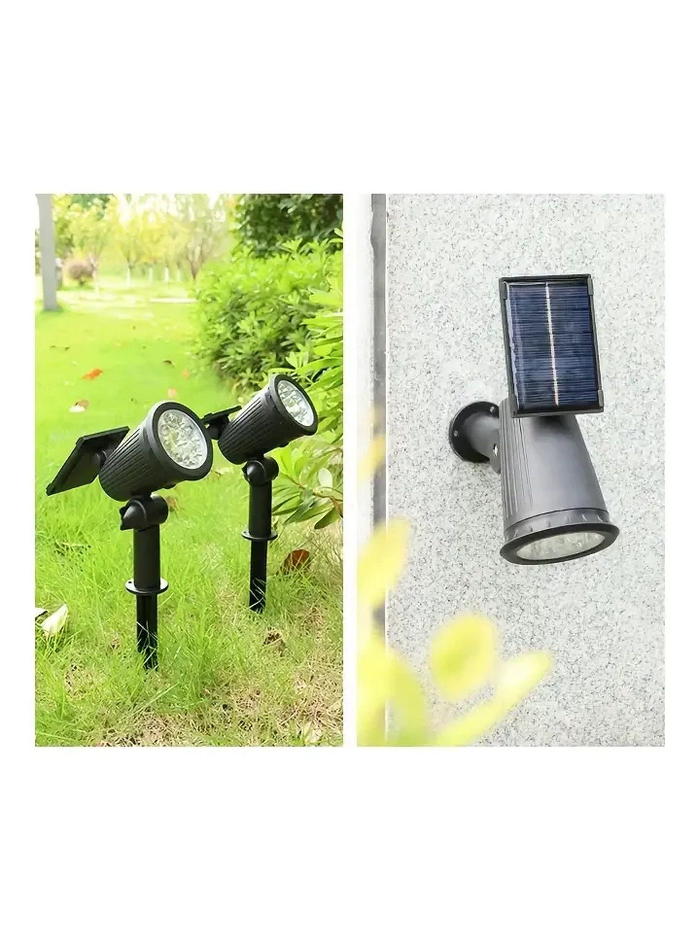 Luz Solar Exterior LED Impermeable Jardín Ajustable-4