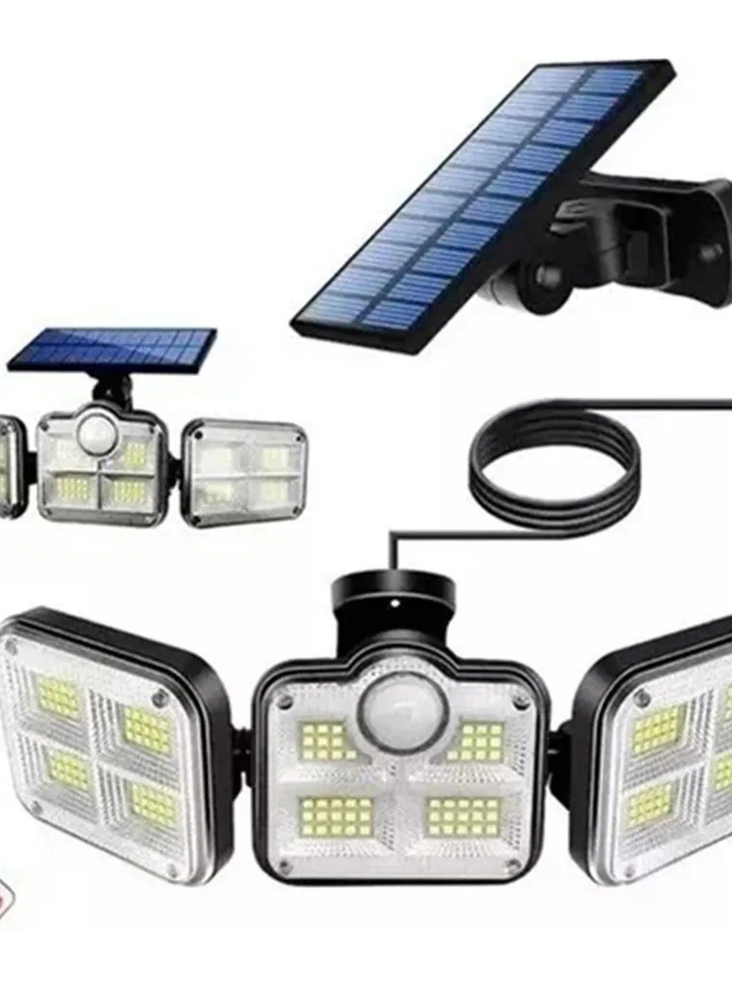 Lámpara Solar LED Exterior Multifuncional Impermeable Con Sensor De Movimiento-0