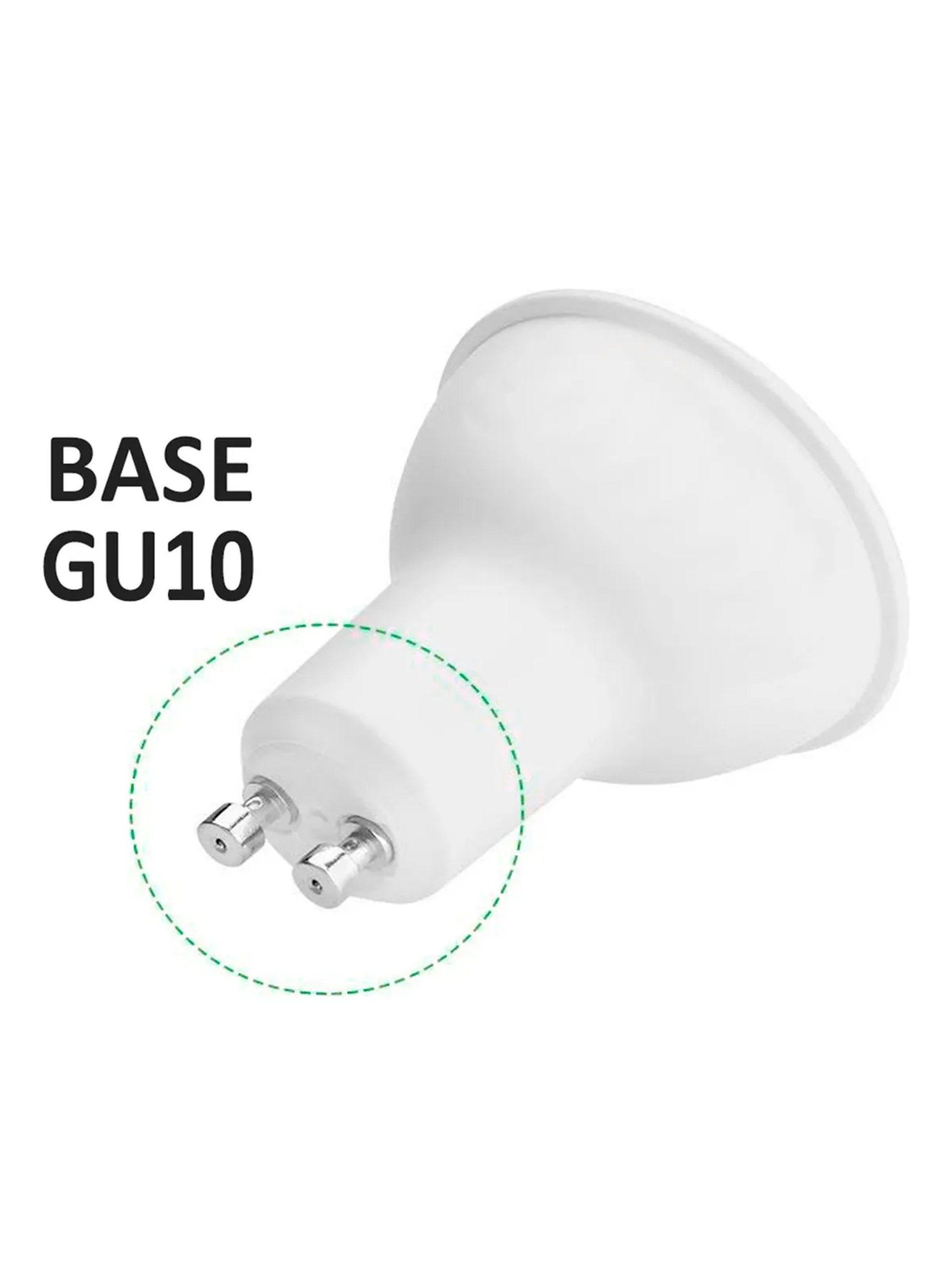 Bombilla LED GU10 50mm 5W Blanco Frío Pack 10-3