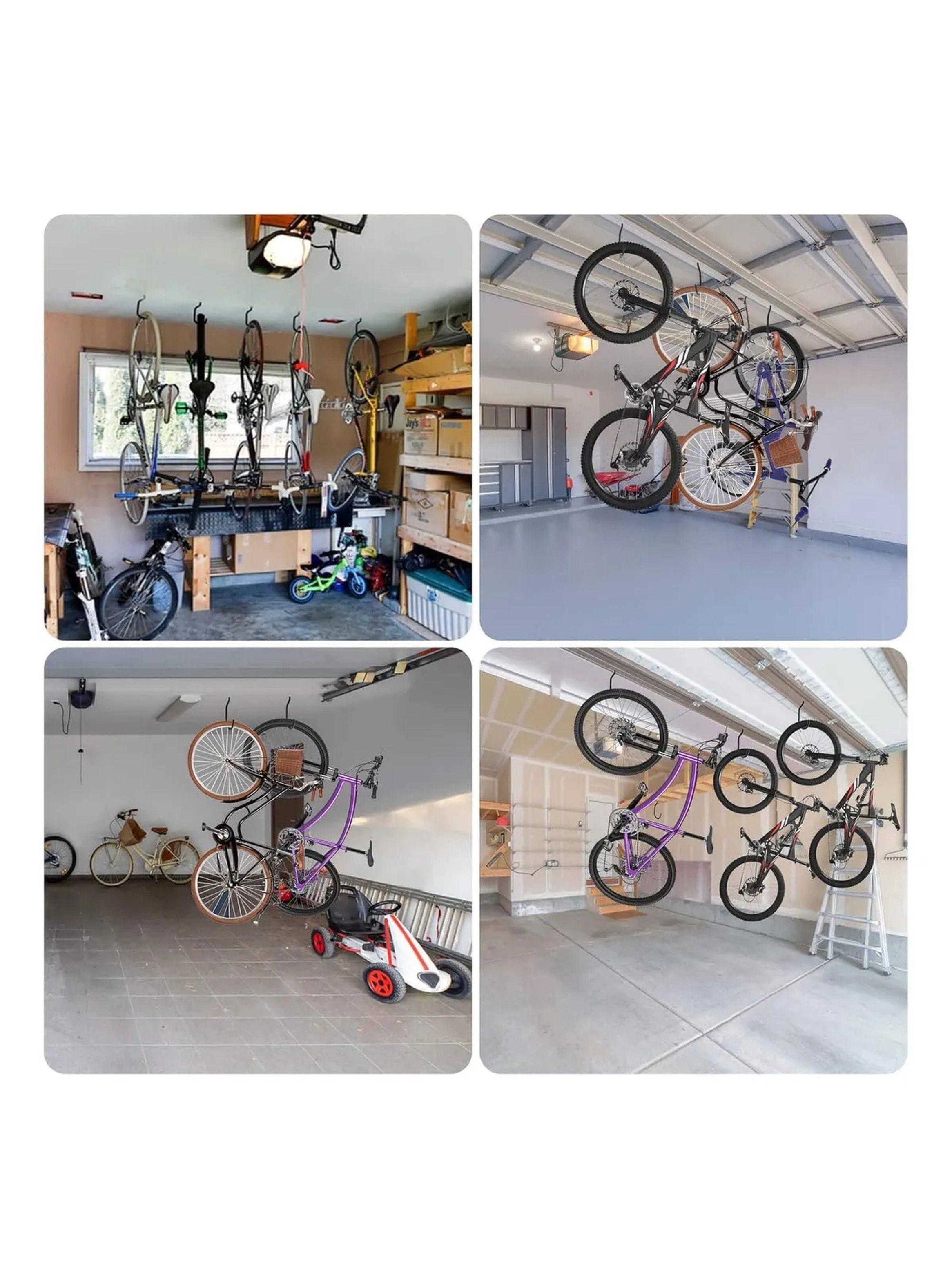 Ganchos de Pared 10 Piezas Acero Recubierto Negro 15 cm-9