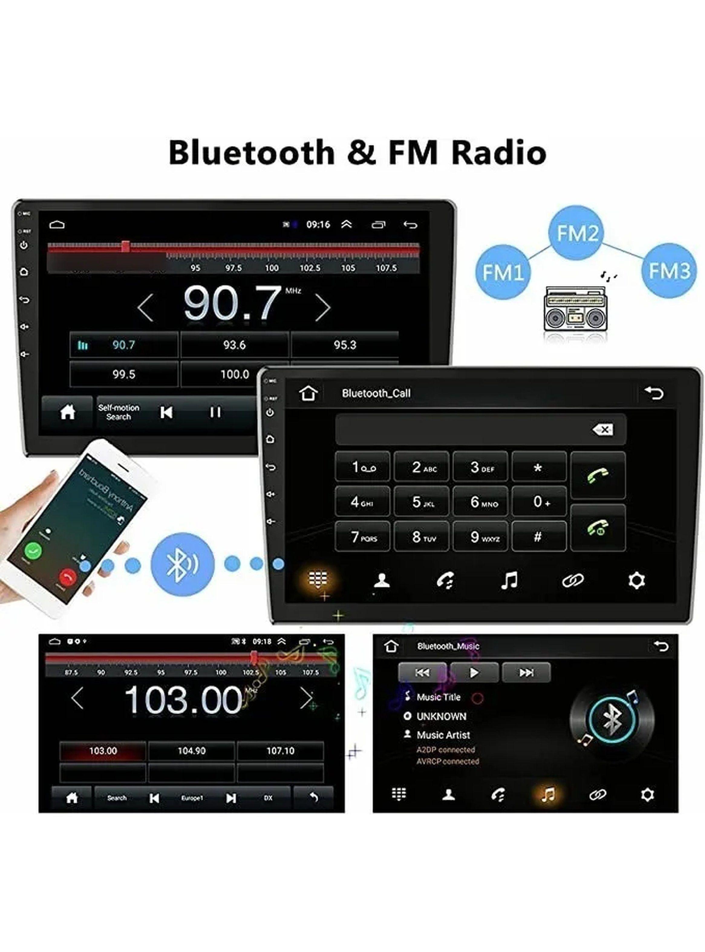 Pantalla Táctil Android para Auto 10 Pulgadas Bluetooth GPS WiFi-3
