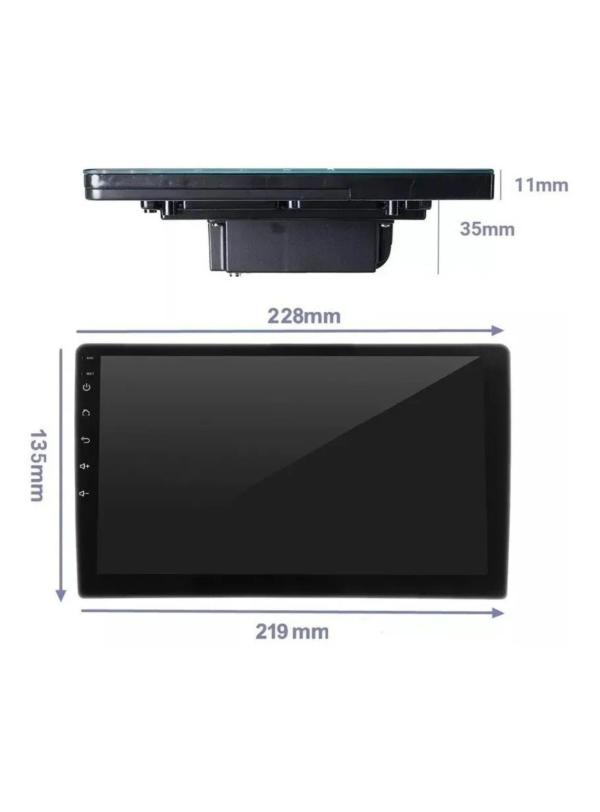 Pantalla Táctil Android para Auto 10 Pulgadas Bluetooth GPS WiFi-8