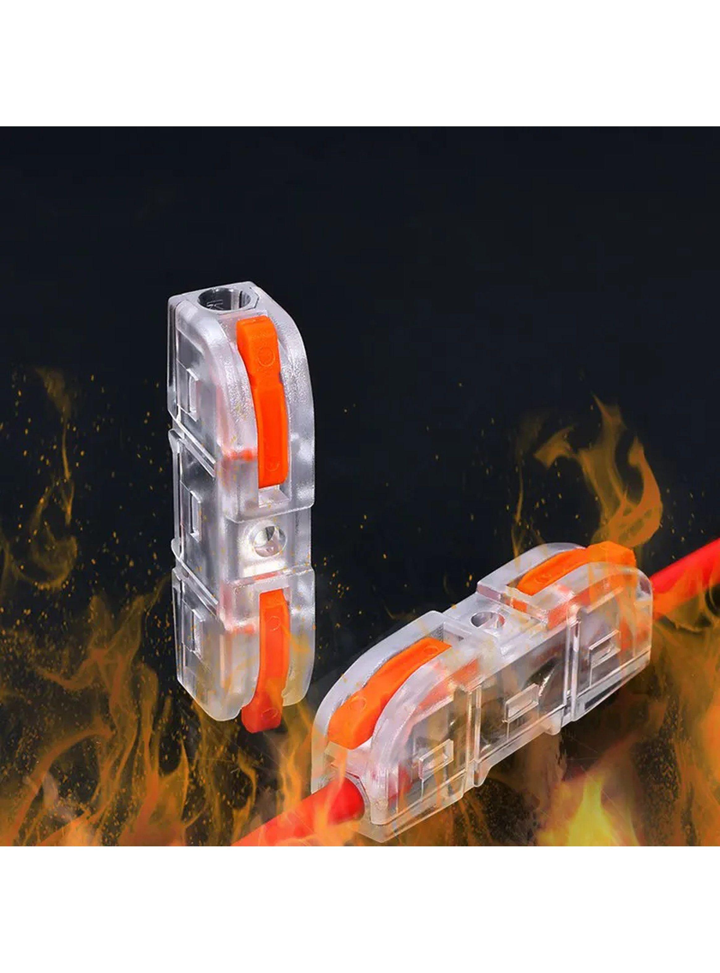 Conectores de Cable Compactos de 3 Vías Transparentes Ajustables-3