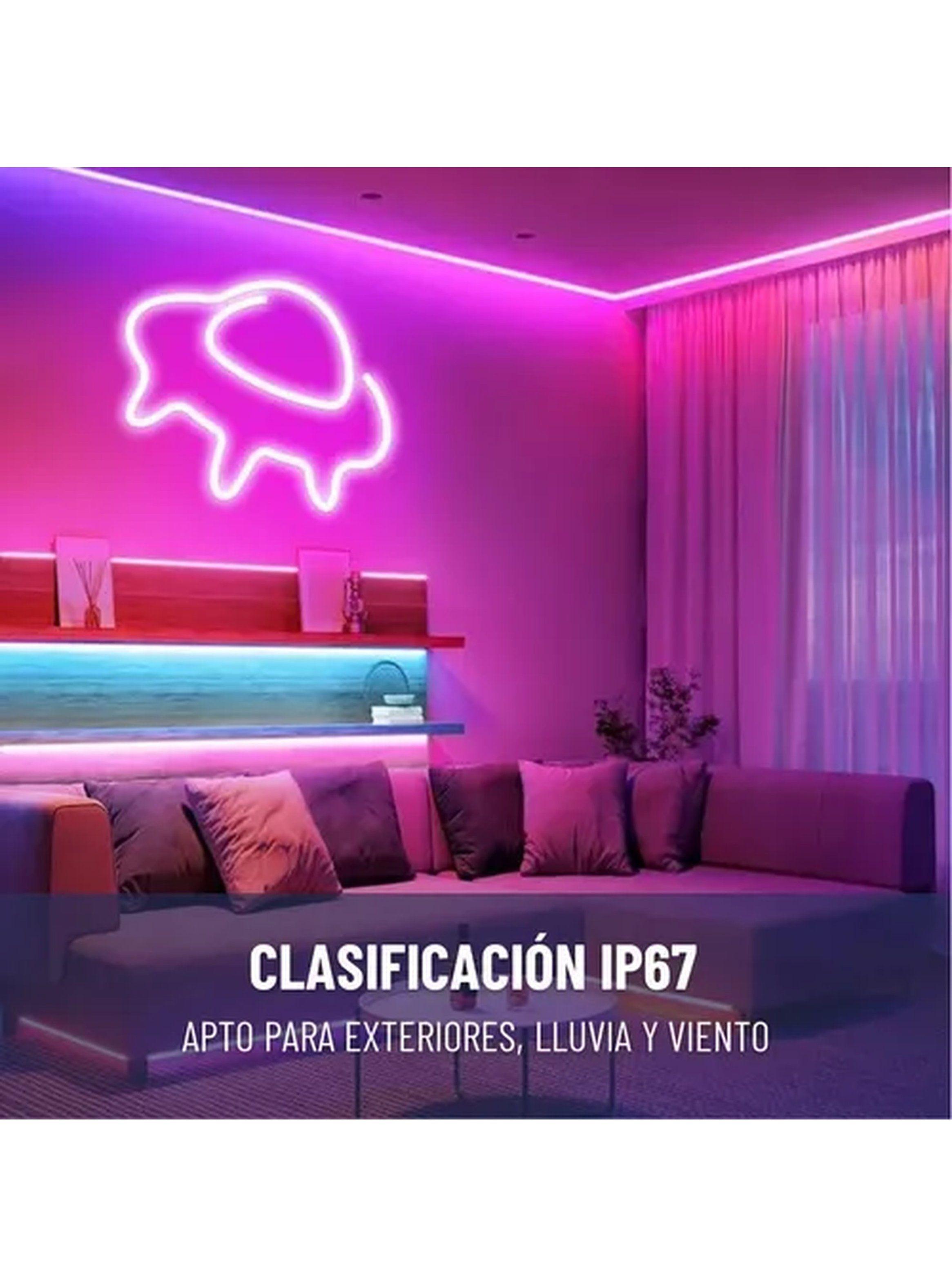 Tira LED RGB Flexible Control App Multicolor 5M-6