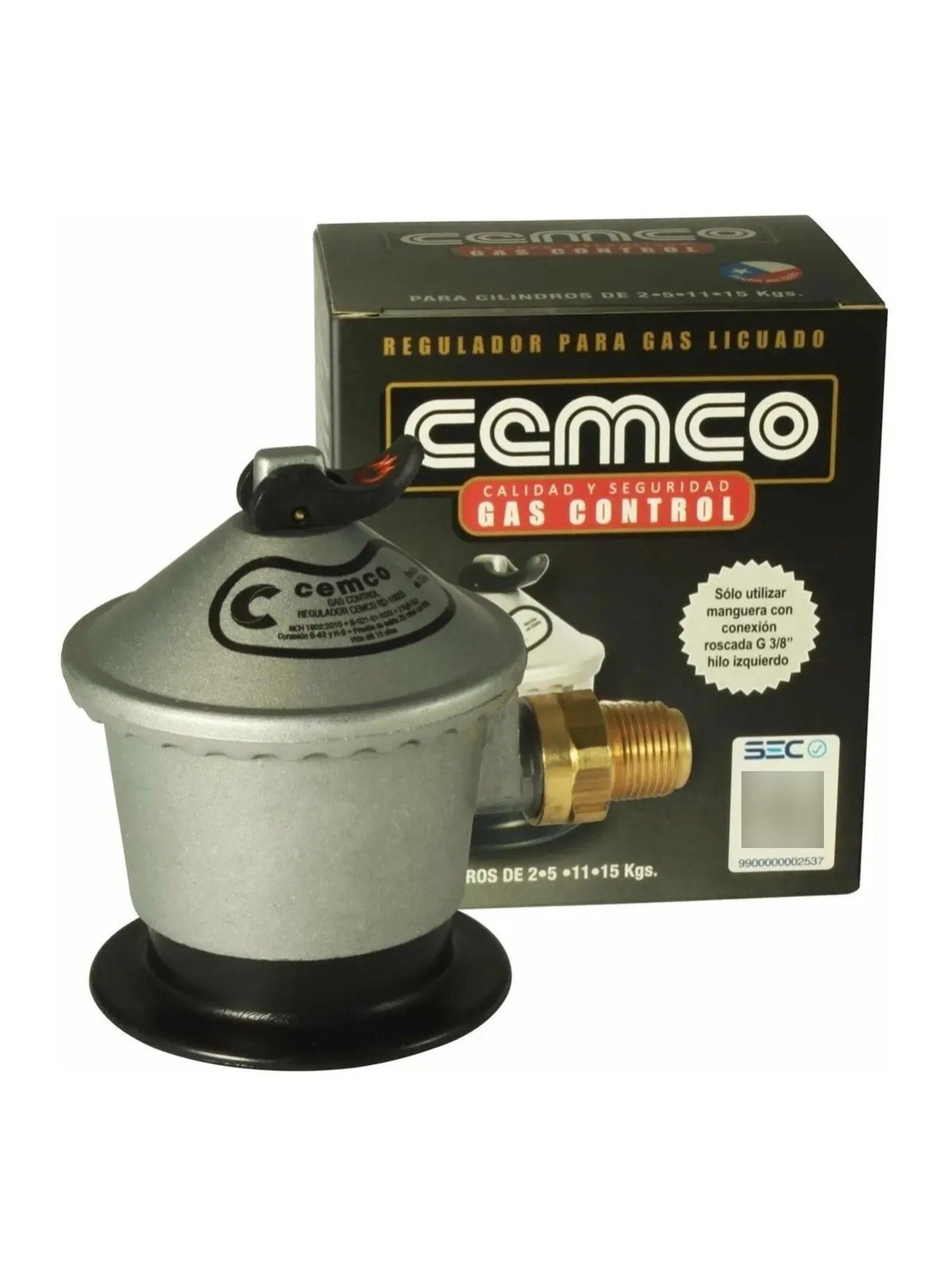 Regulador Para Gas Licuado Conexión 3/8" Certificado SEC-0