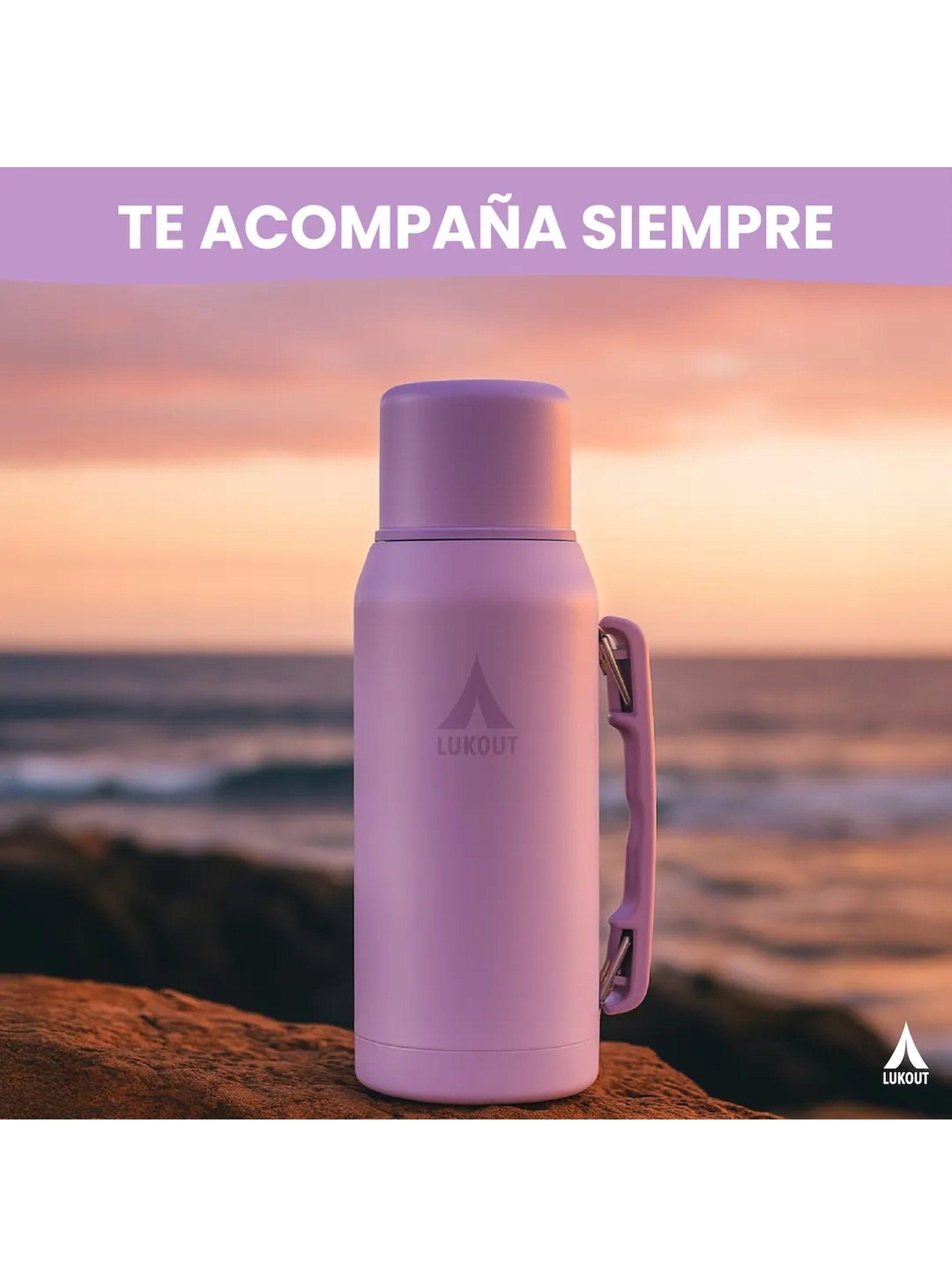 Termo Acero Inoxidable 1000 ml Doble Pared Rosa-8