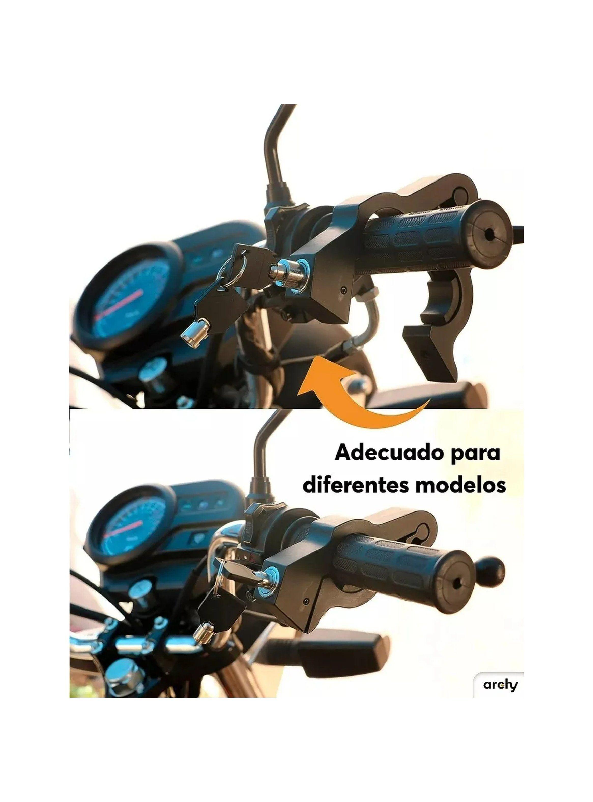 Soporte Acelerador Motocicleta Ajustable Aluminio Negro-3