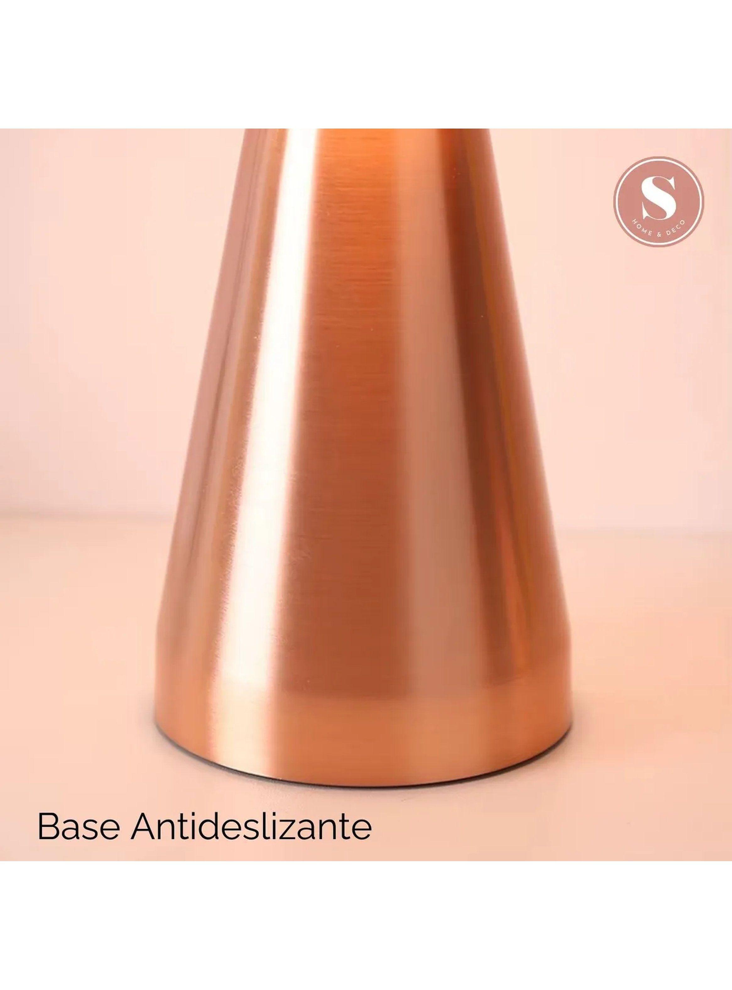 Lámpara de Mesa Portátil LED Metalizada-6