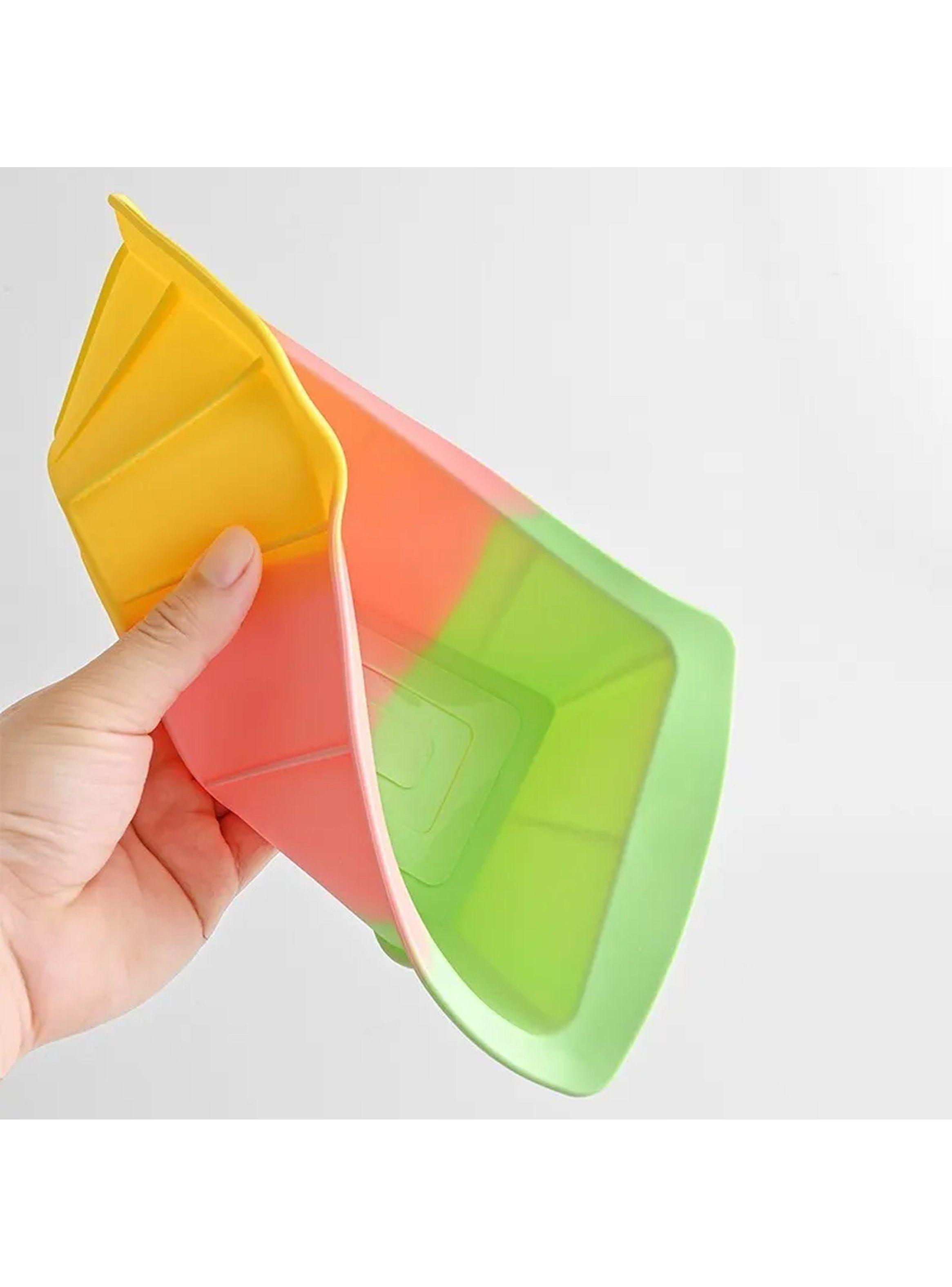 Molde para Hornear Rectangular Silicona Multicolor 25cm x 12cm-5