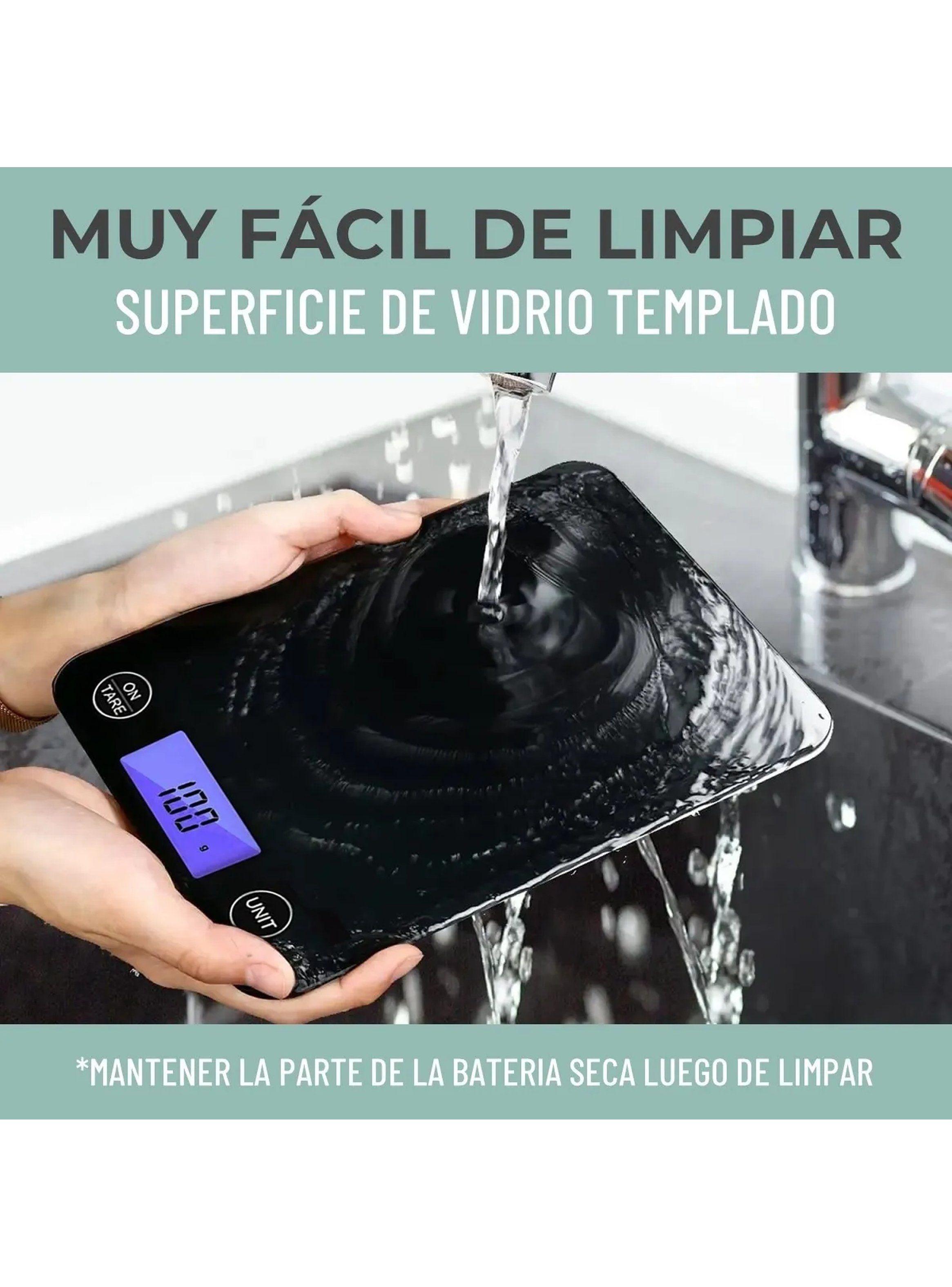 Báscula Digital Superficie Vidrio Templado Alta Precisión-2