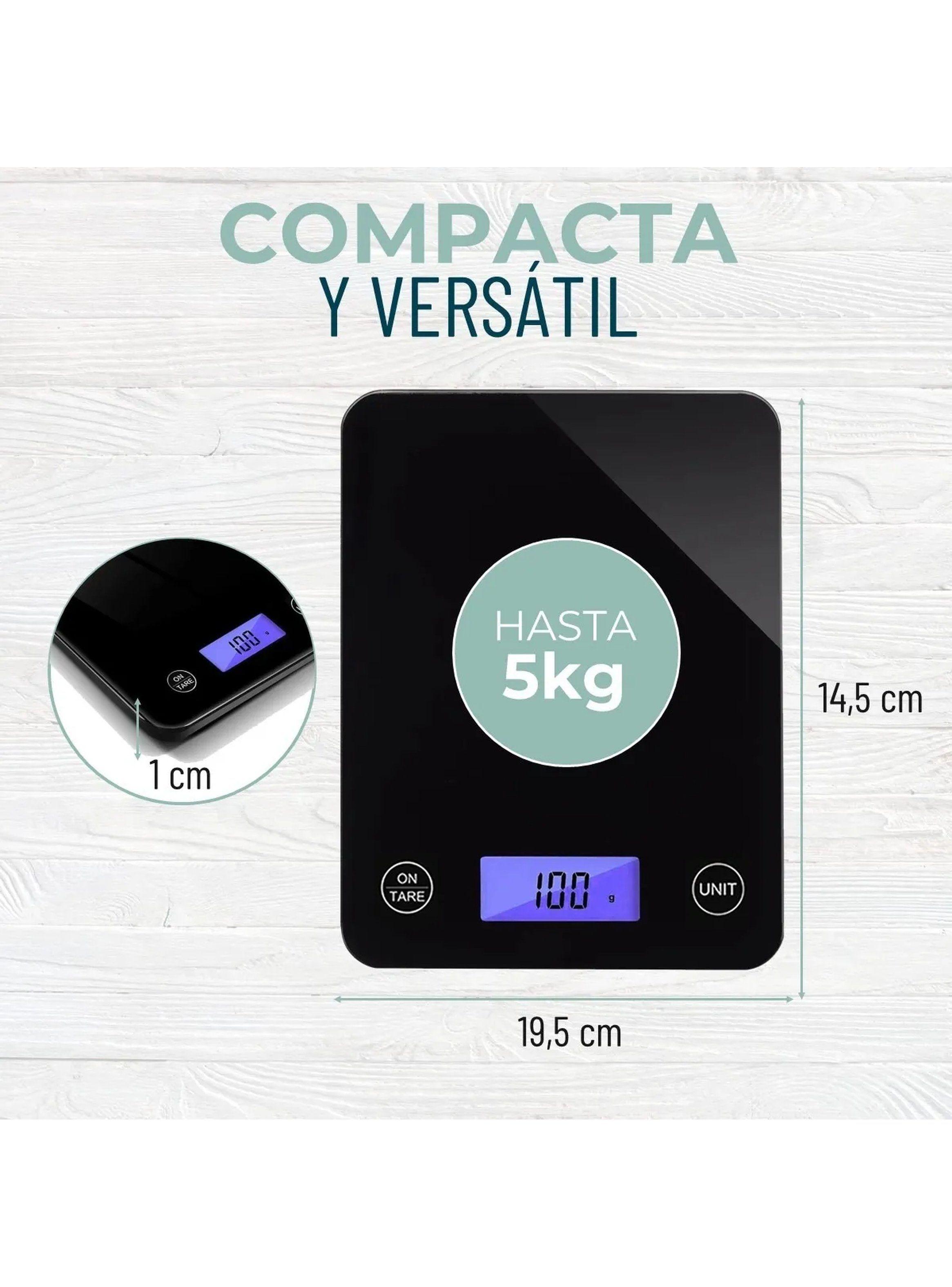 Báscula Digital Superficie Vidrio Templado Alta Precisión-5