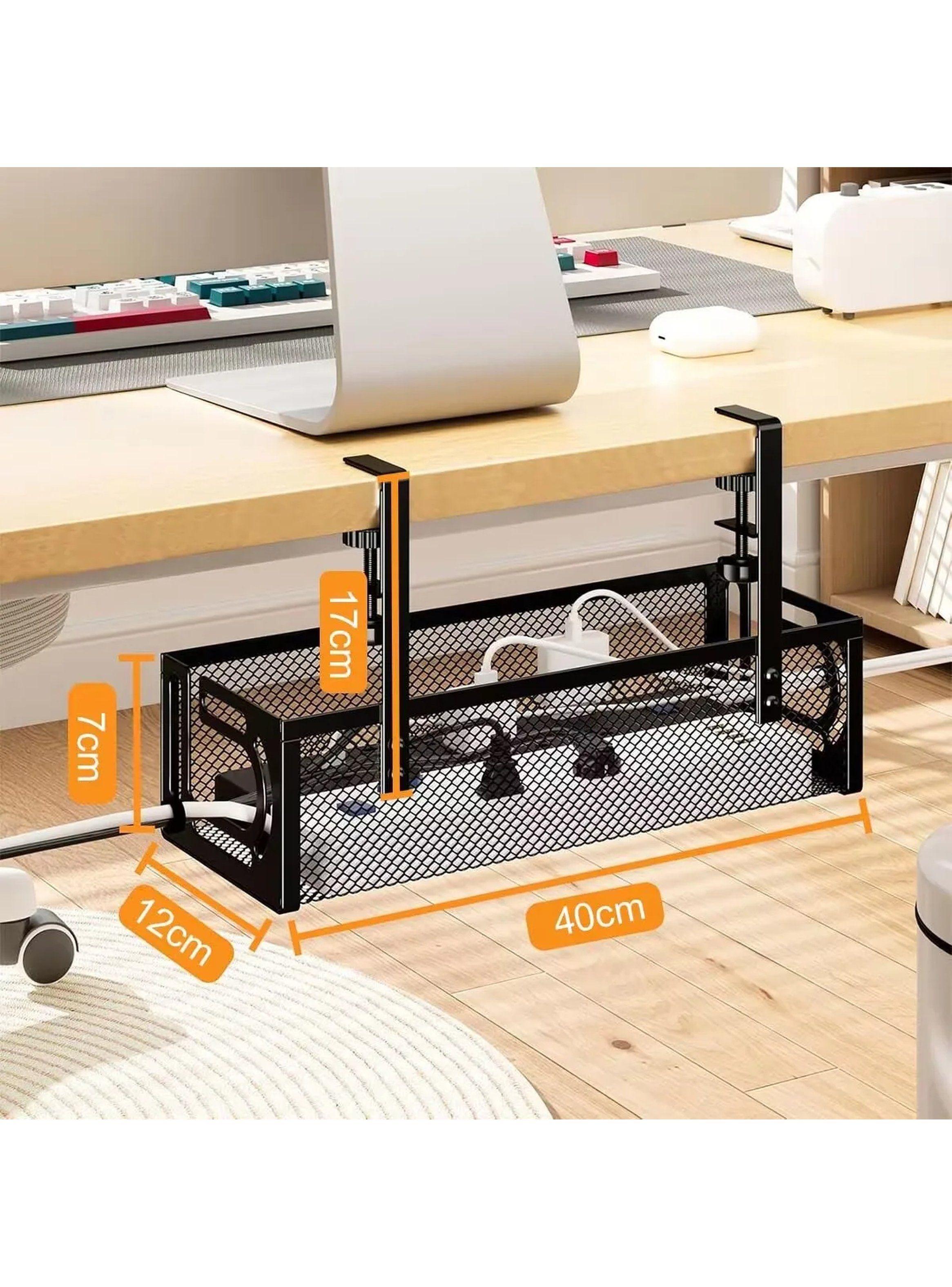 Organizador de Escritorio Metálico Ajustable Negro-1