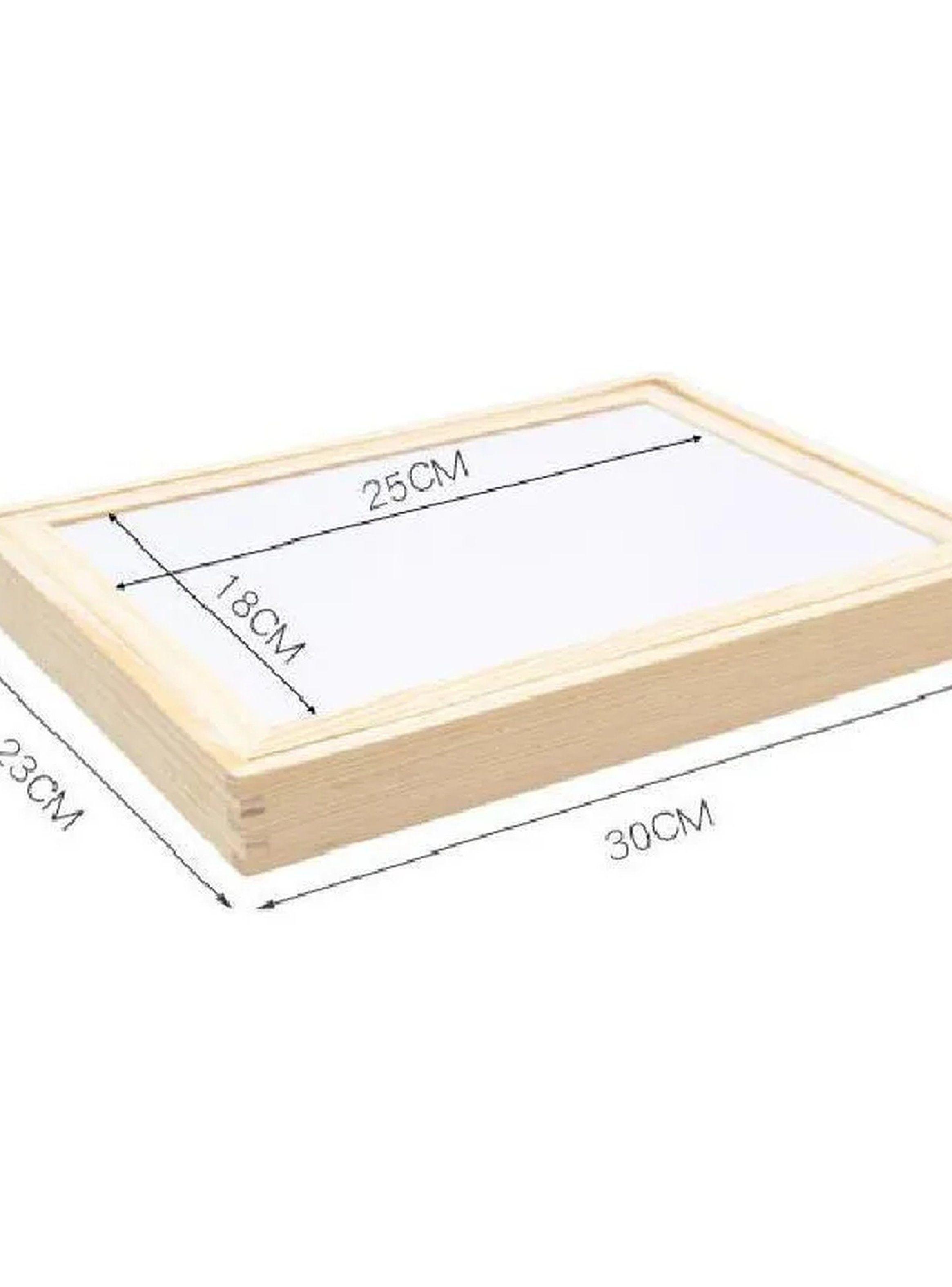 Juego de Tablero Magnético de Doble Cara Infantil Madera Decorativo-3