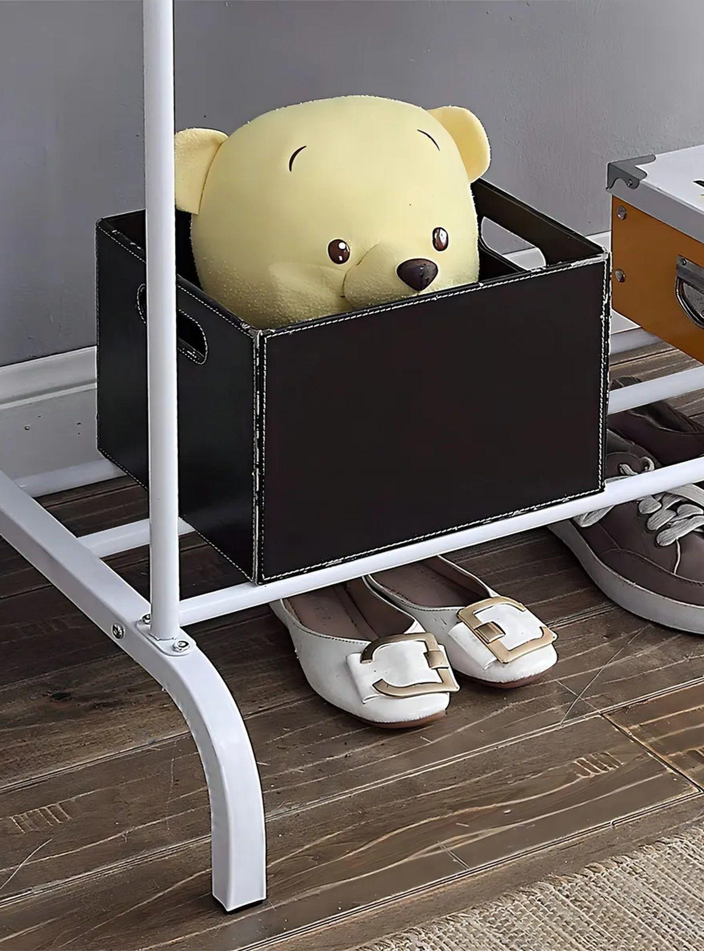 Perchero de Ropa Metálico Resistente 25mm con Ganchos Capacidad 25kg-9