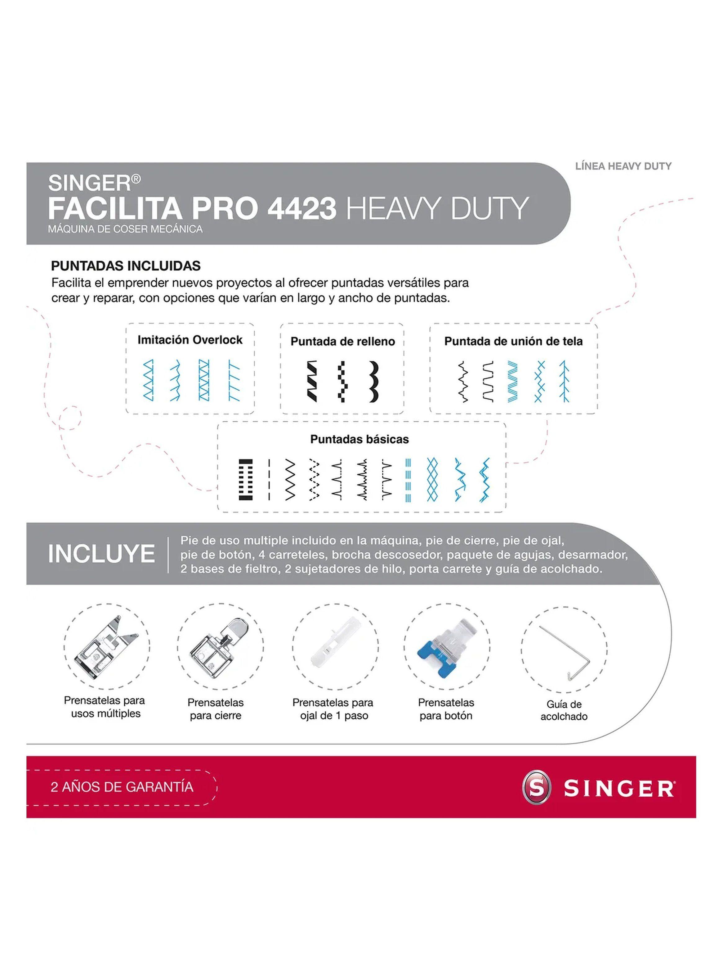 Máquina de Coser Mecánica Heavy Duty 23 Puntadas-2