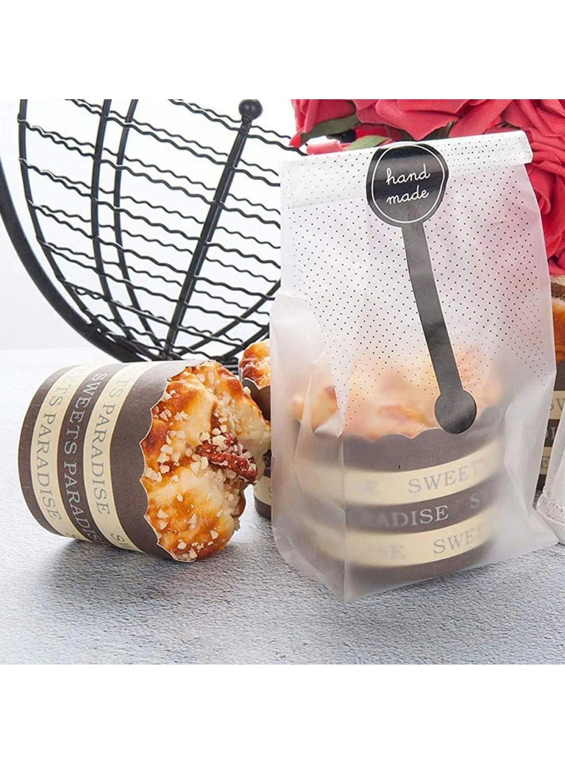 Bolsas de Regalo Transparentes Kit 150 Piezas Con Cintas y Etiquetas-6