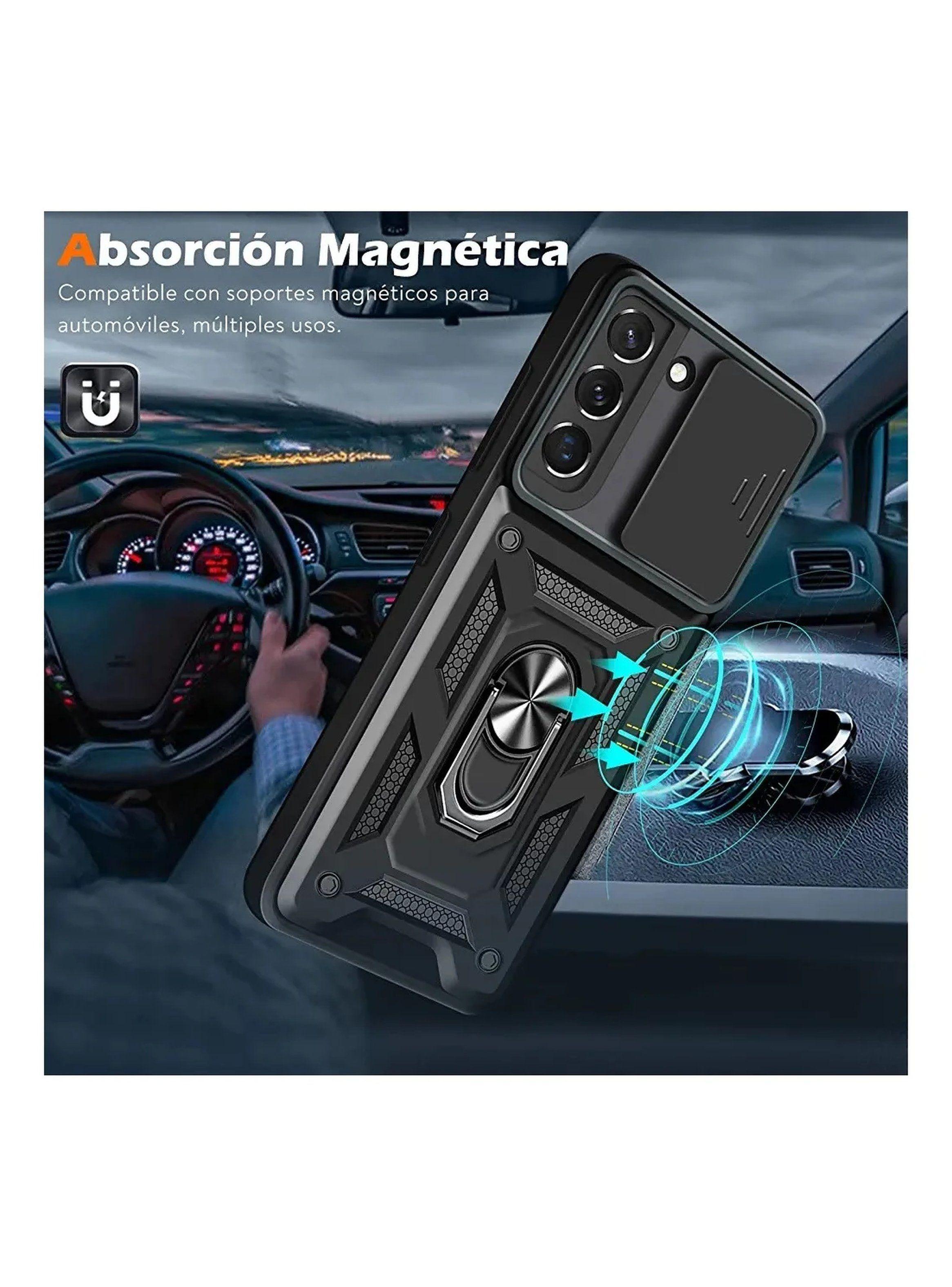 Carcasa Protectora Galaxy S22 Ventana Deslizante Antracita-3