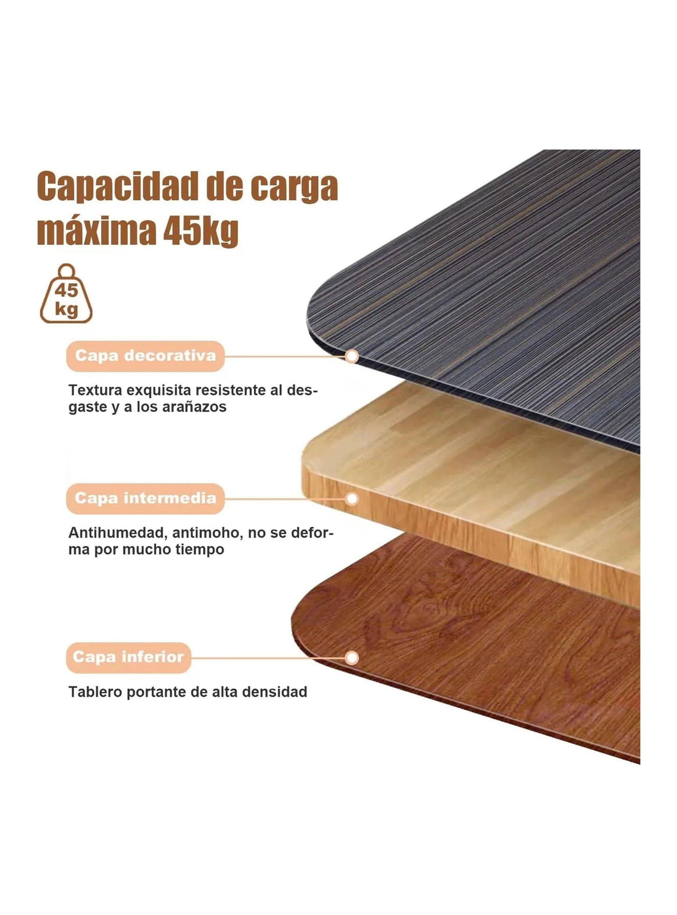 Mesa Plegable para Laptop con Ranuras Ajustables USB y Portavasos-7